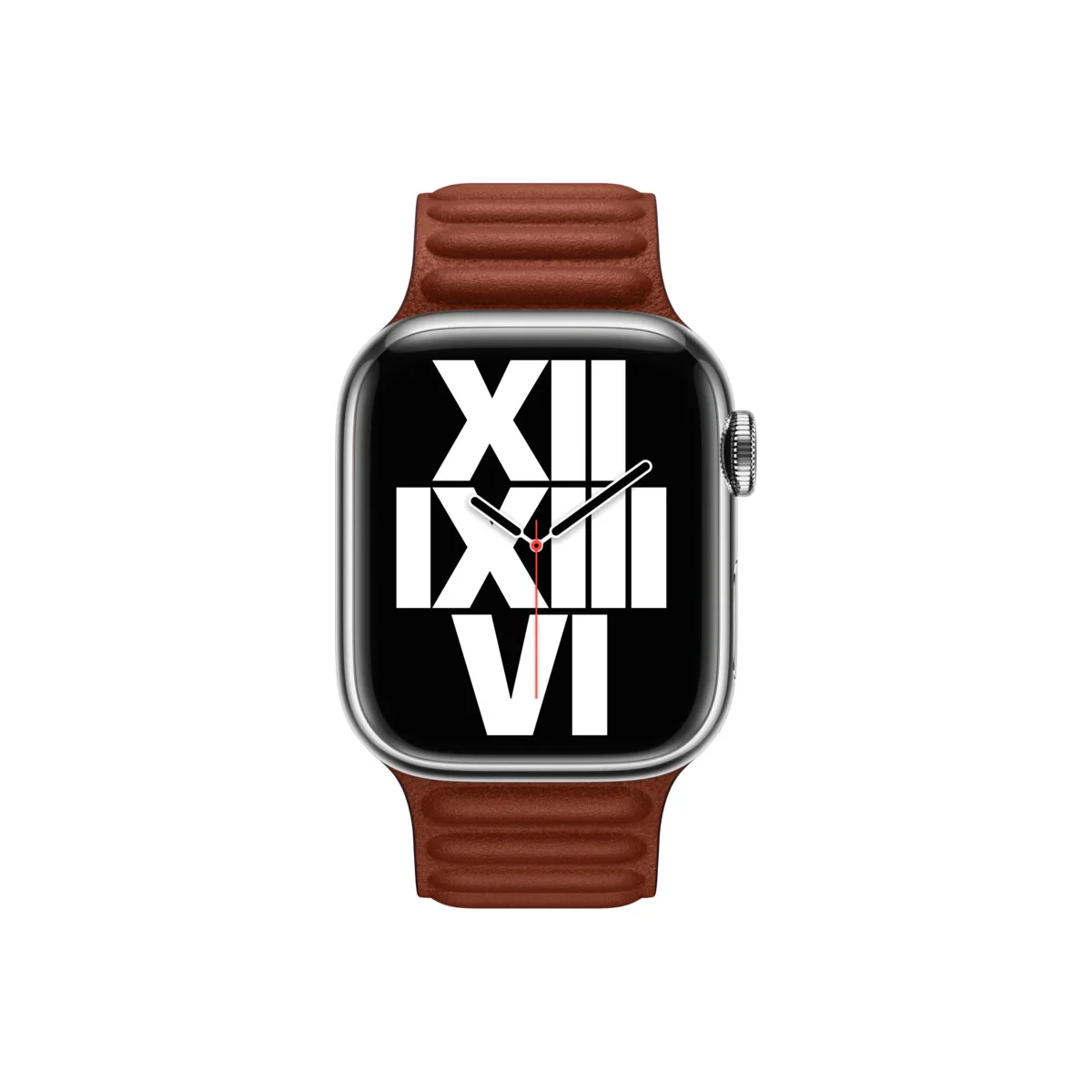 Curea Apple pentru Apple Watch 41mm Band: Umber Leather Link - M/L - Image 2
