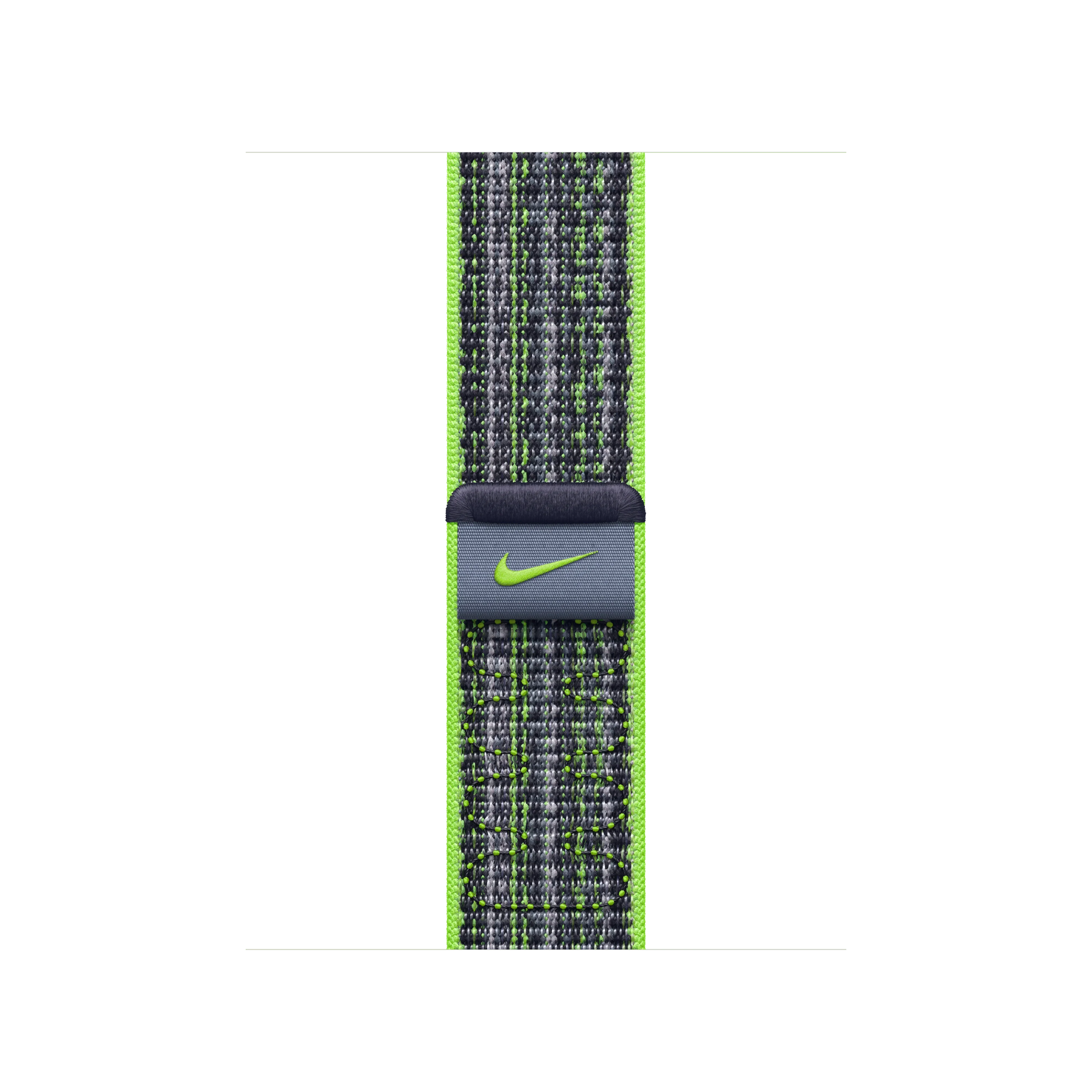 Curea Apple pentru Apple Watch 41mm Bright Green/Blue Nike Sport Loop