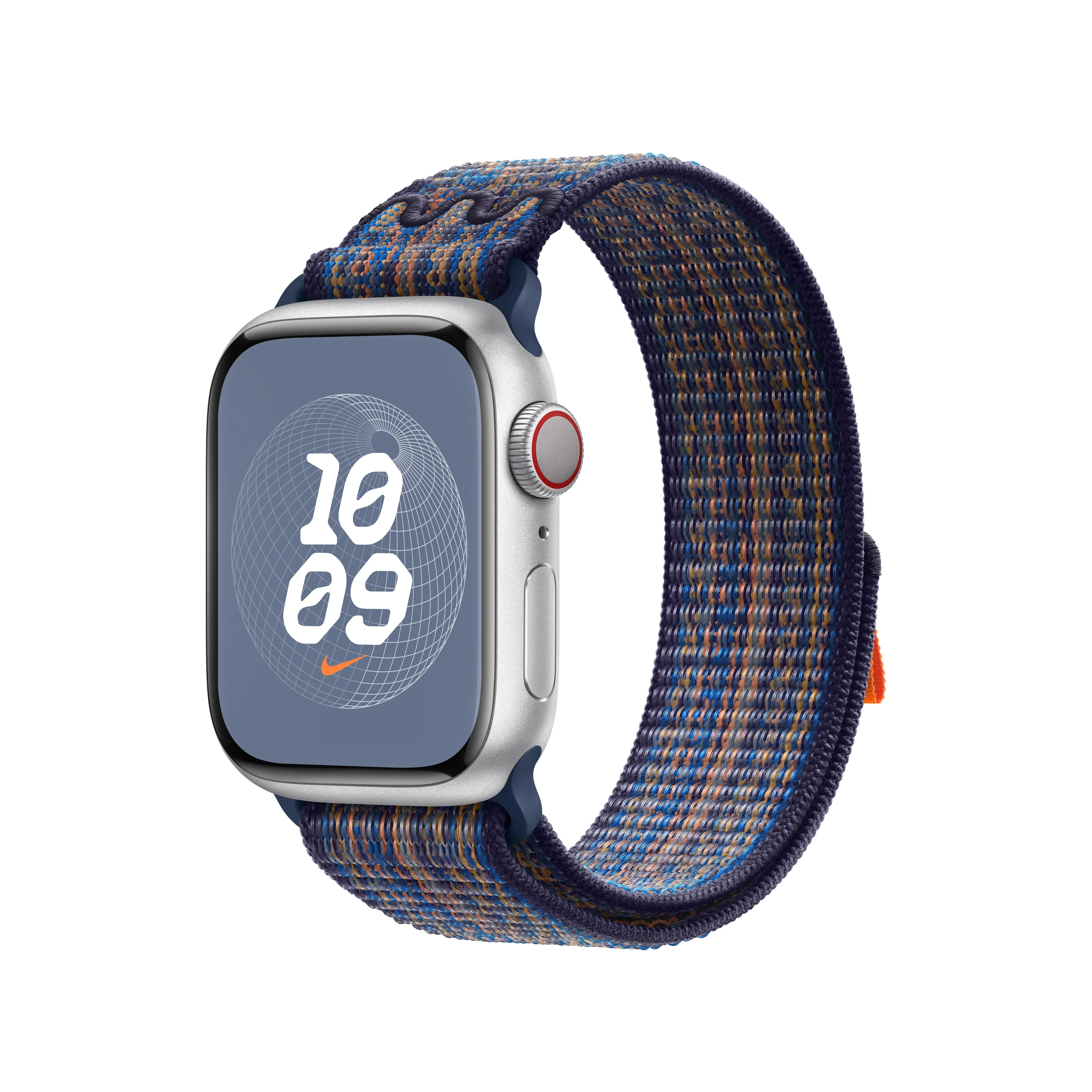 Curea Apple pentru Apple Watch 41mm Game Royal/Orange Nike Sport Loop - Image 2