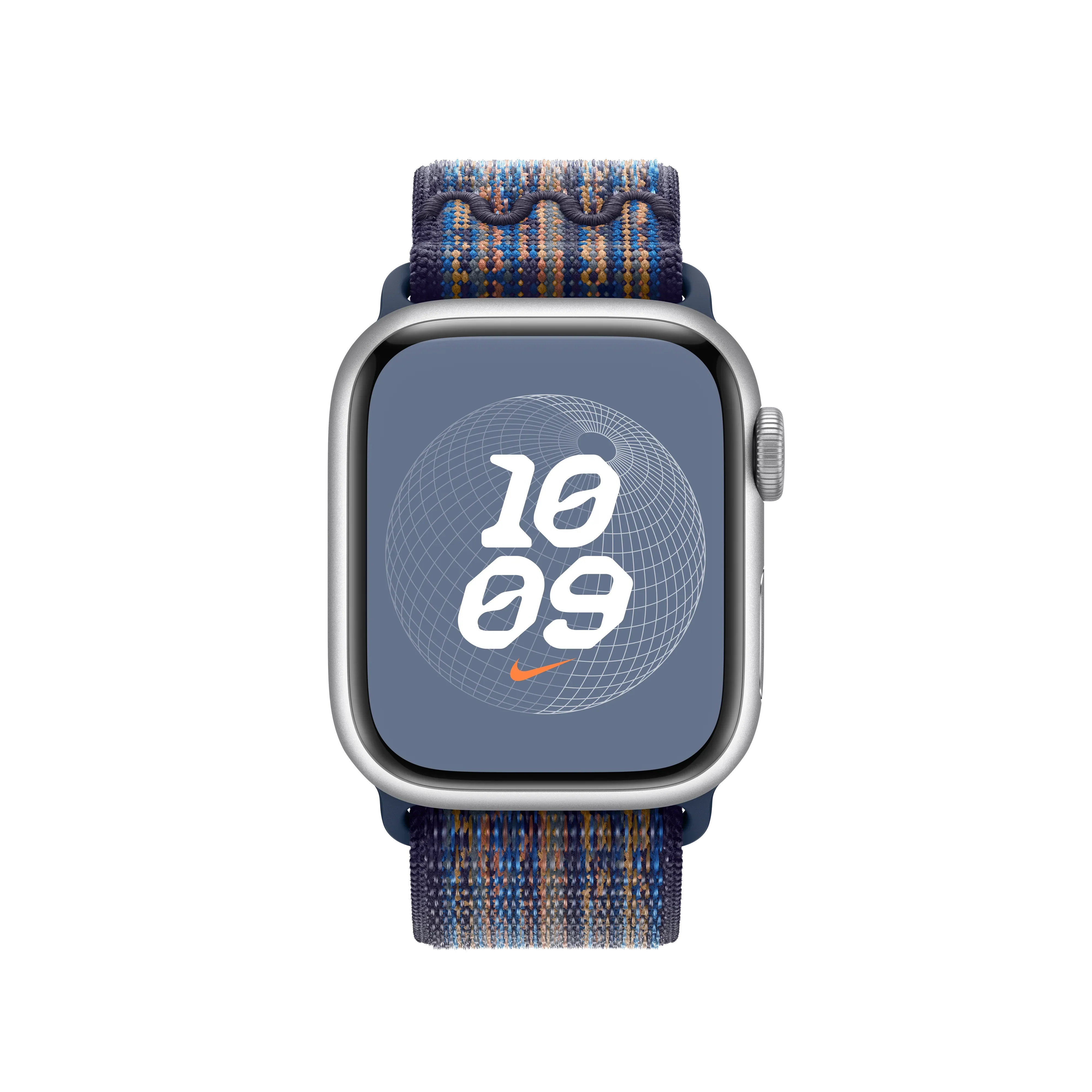 Curea Apple pentru Apple Watch 41mm Game Royal/Orange Nike Sport Loop - Image 3