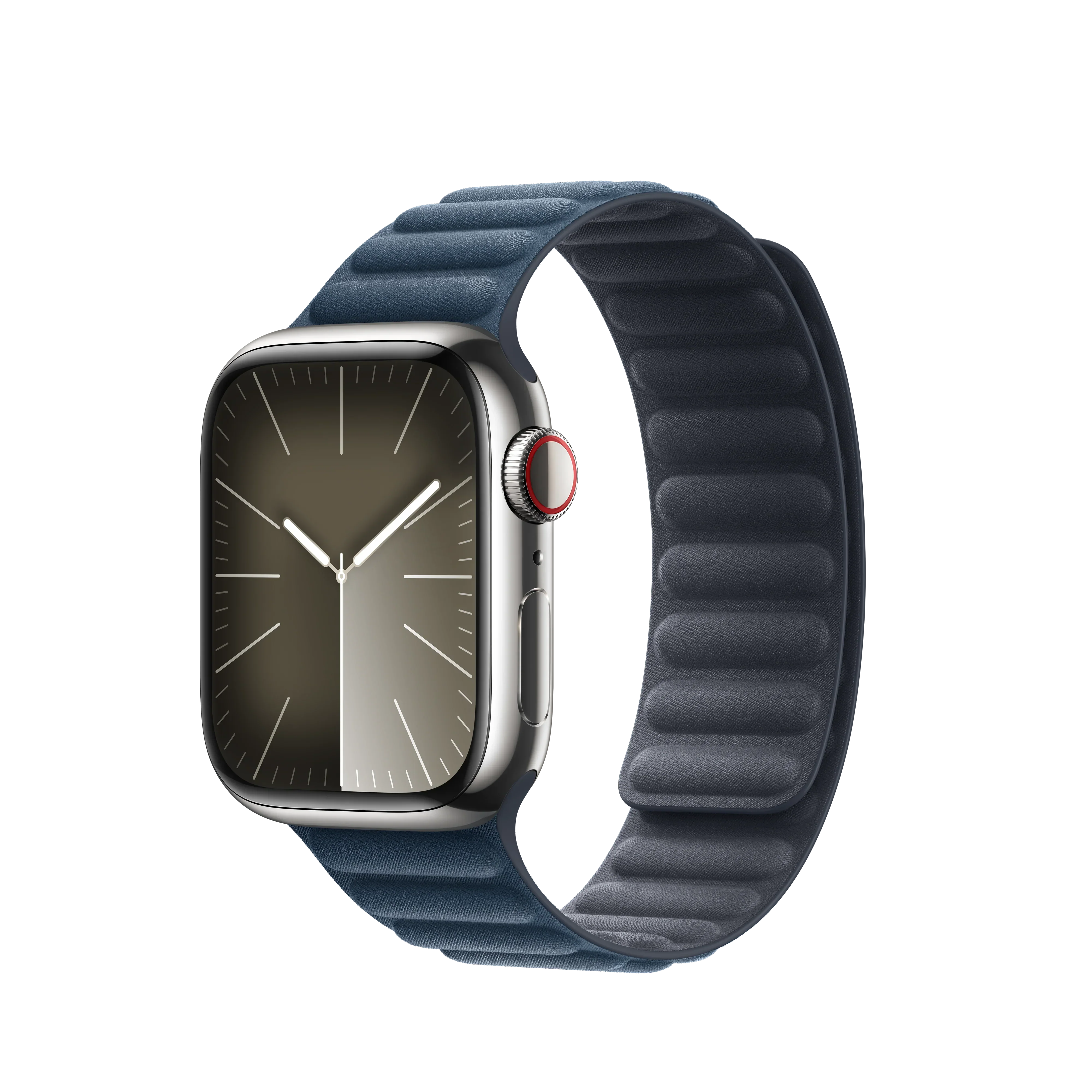 Curea Apple pentru Apple Watch 41mm Pacific Blue Magnetic Link - M/L - Image 2