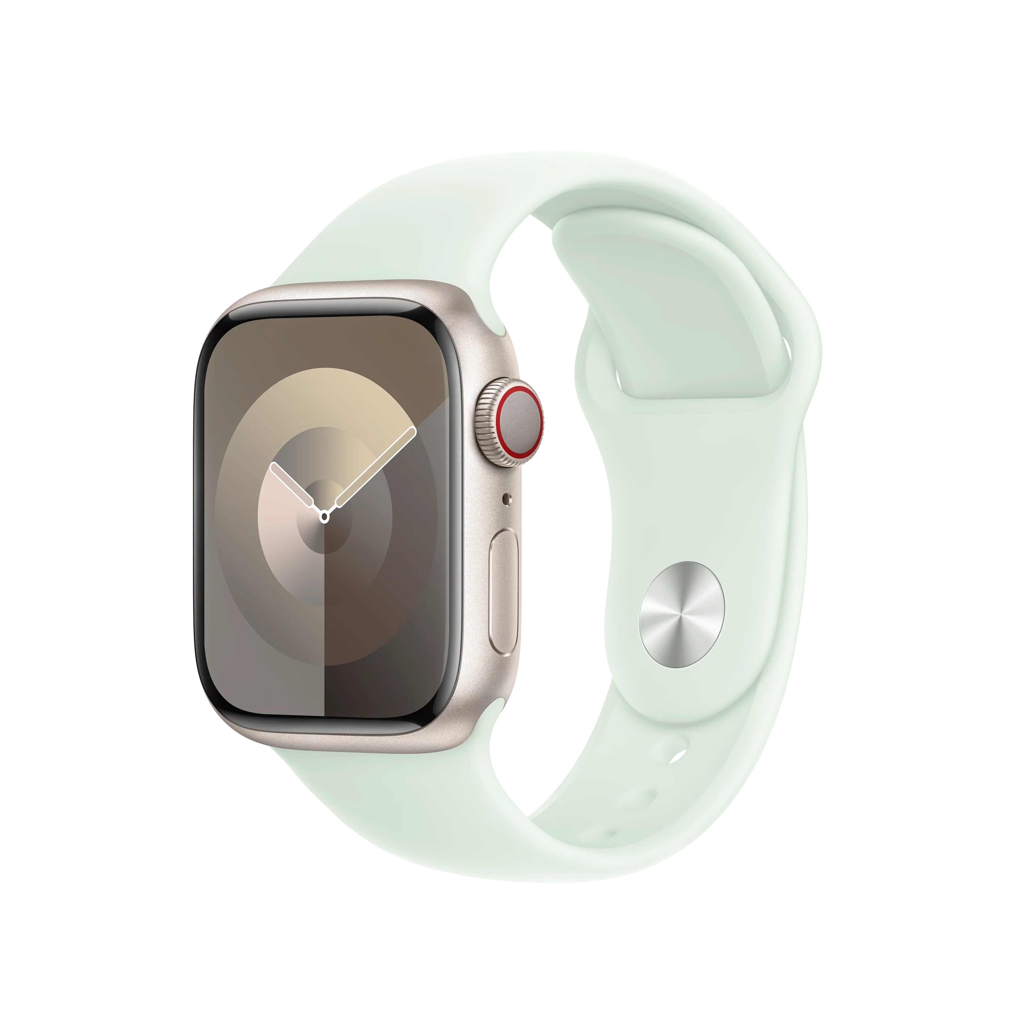 Curea Apple pentru Apple Watch 41mm Soft Mint Sport Band - M/L - Image 2