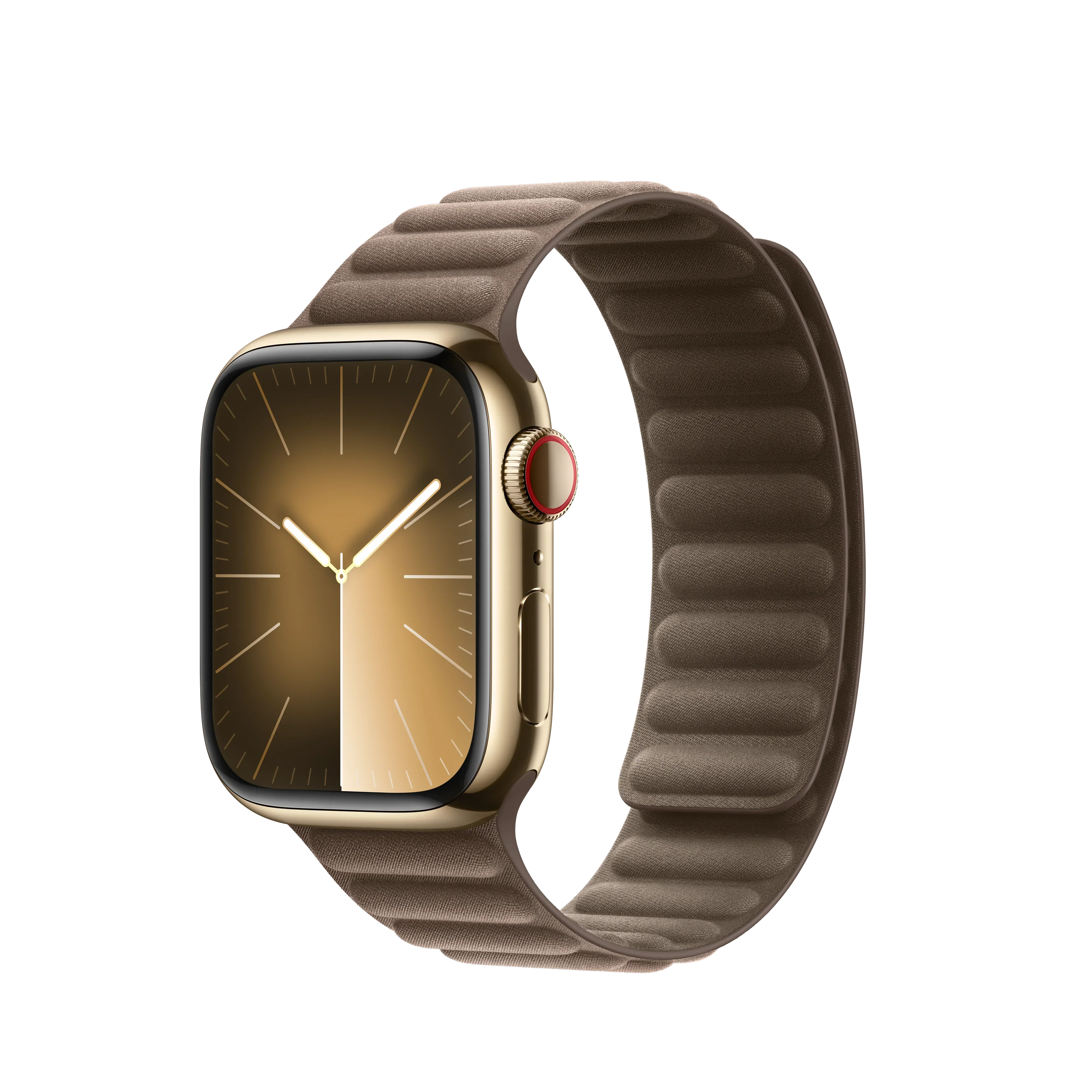 Curea Apple pentru Apple Watch 41mm Taupe Magnetic Link - M/L - Image 2