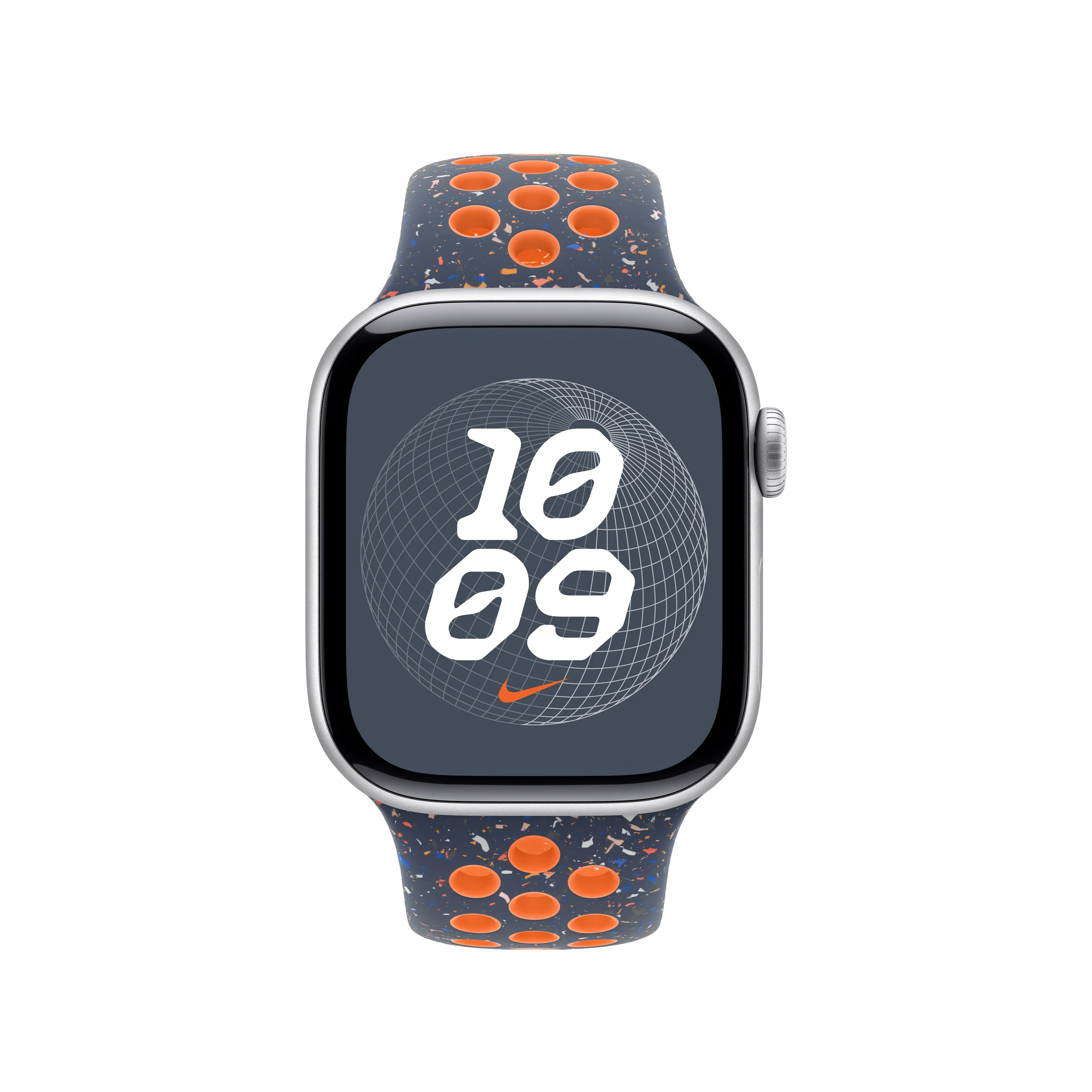 Curea Apple pentru Apple Watch 42mm Nike Sport Band, Blue Flame Nike Sport Band, S/M - Image 3