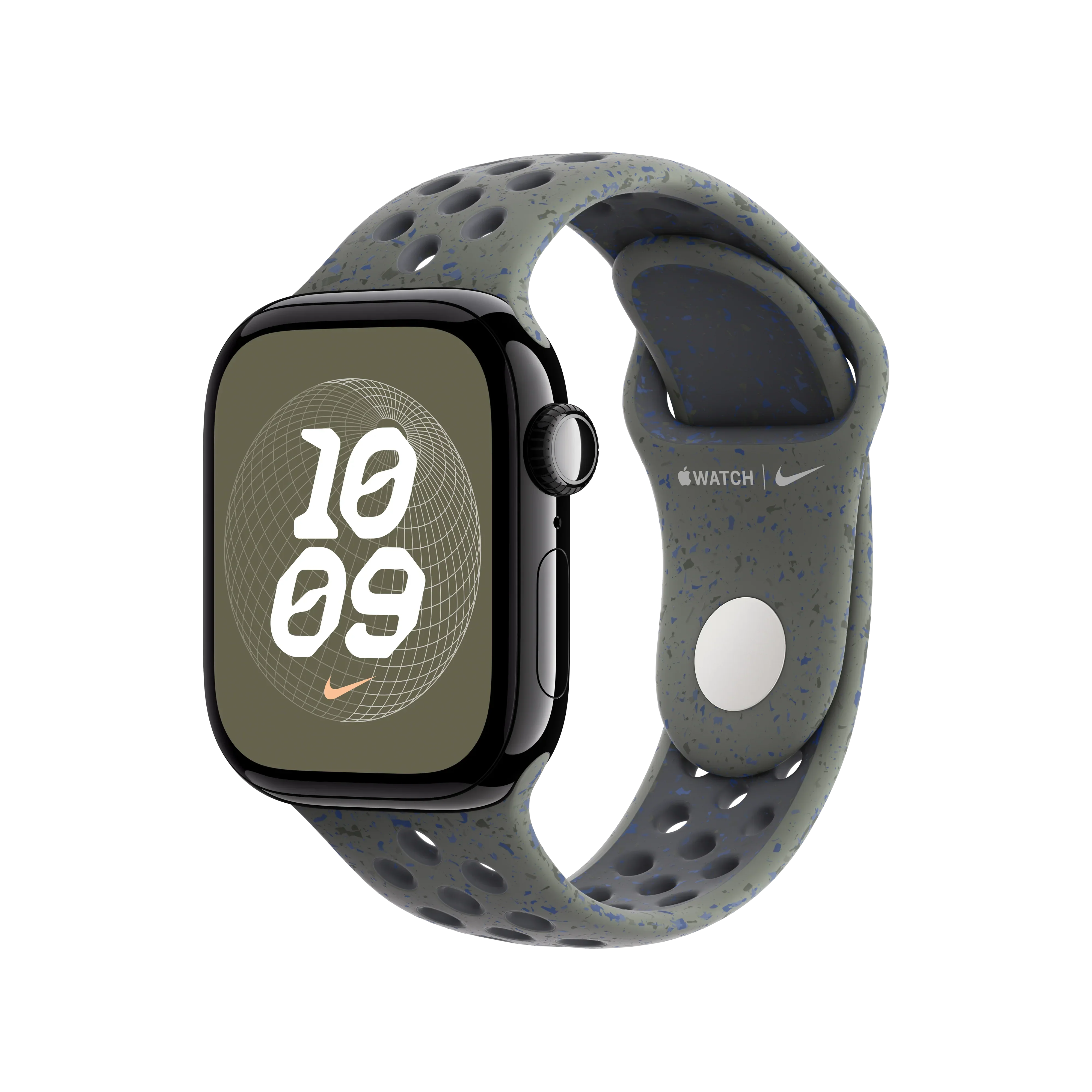 Curea Apple pentru Apple Watch 42mm Nike Sport Band, Cargo Khaki Nike Sport Band, M/L - Image 2