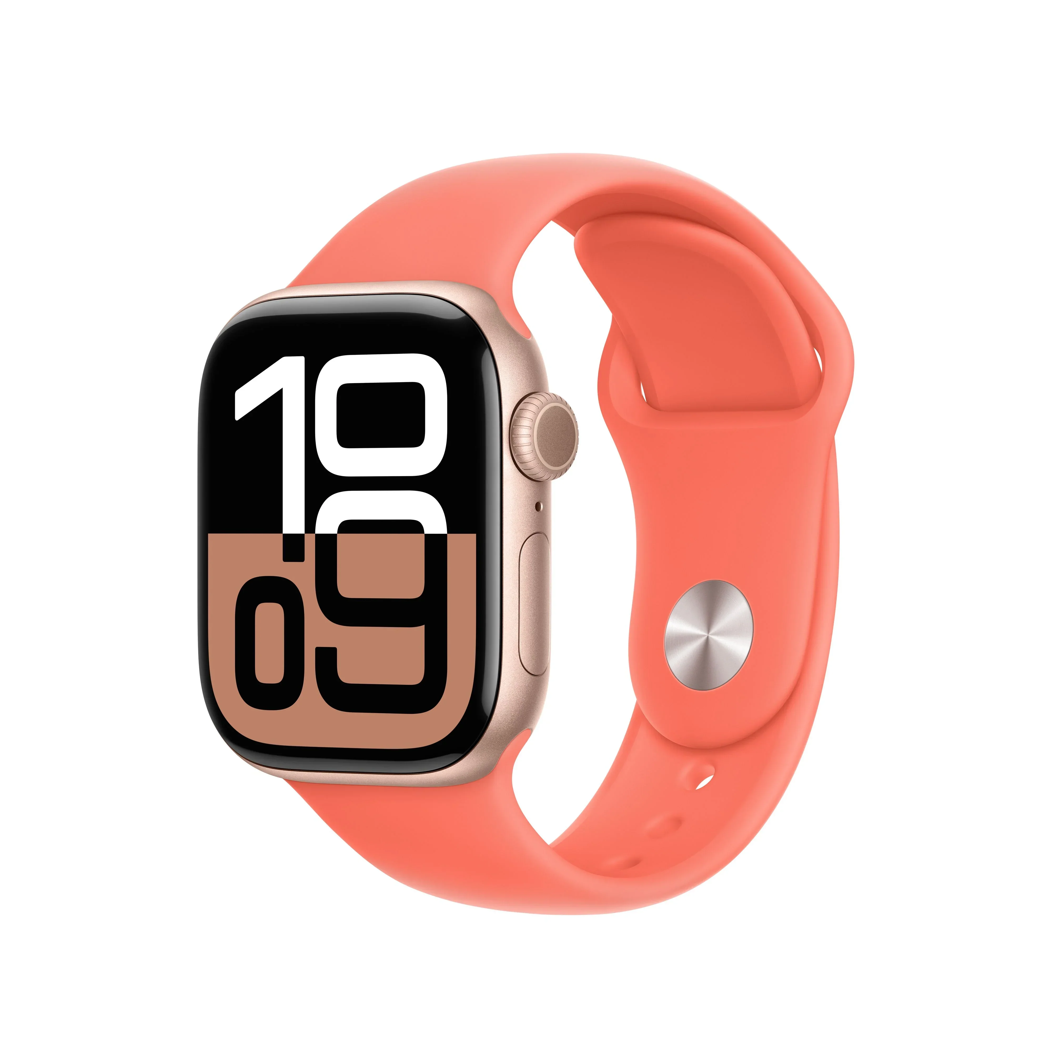 Curea Apple pentru Apple Watch 42mm Sport Band: Tangerine Sport Band - M/L (SEASONAL) - Image 2