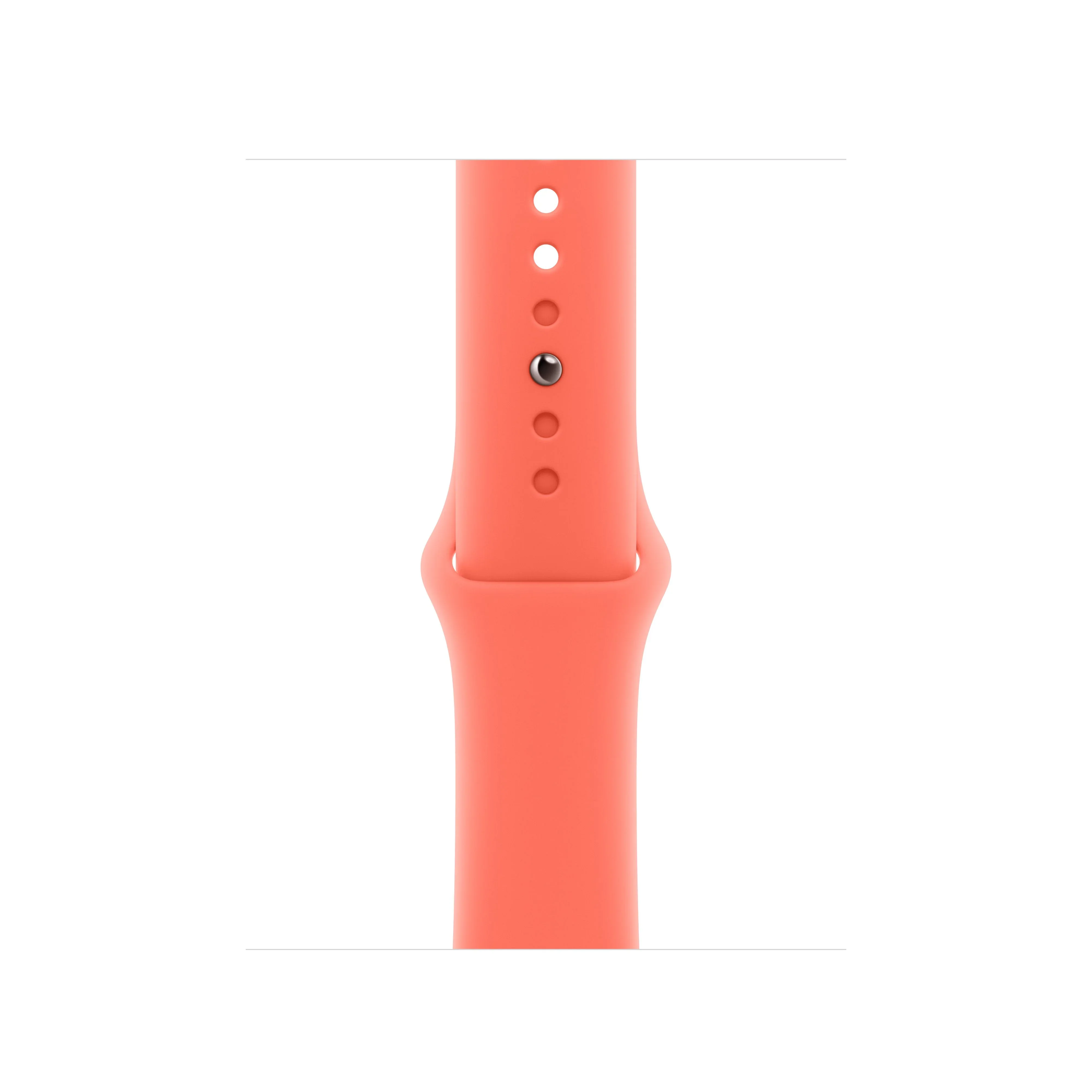Curea Apple pentru Apple Watch 42mm Sport Band: Tangerine Sport Band - S/M (SEASONAL)