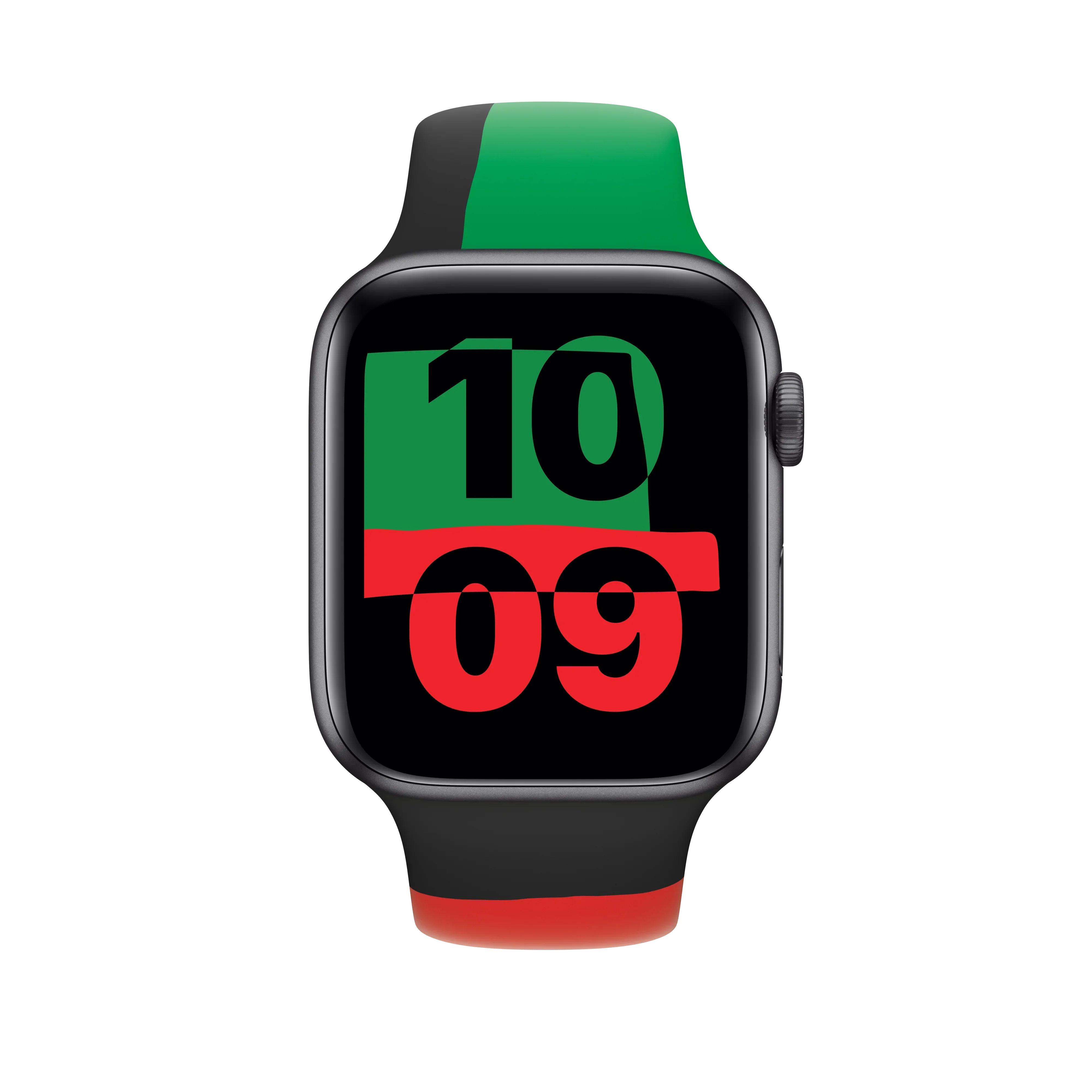 Curea Apple pentru Apple Watch 44mm Black Unity Sport Band - M/L - Image 3