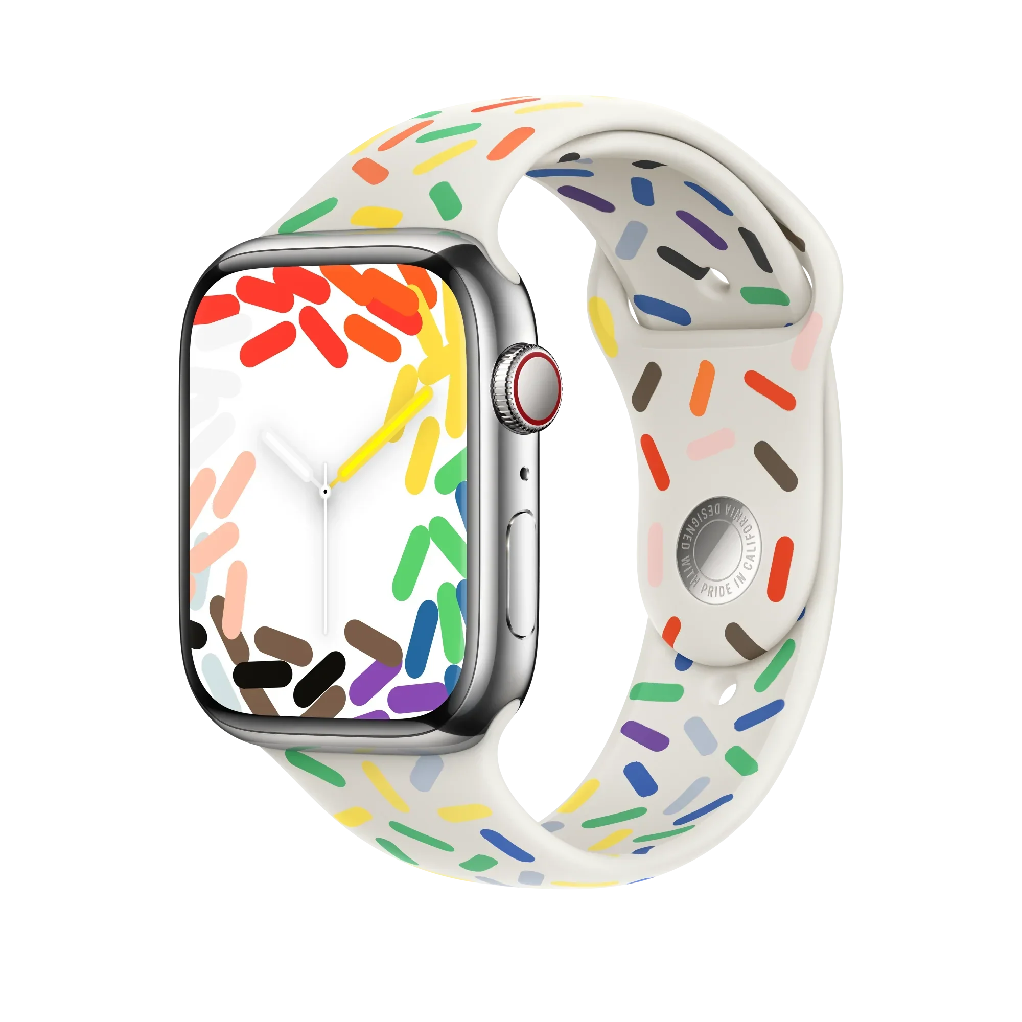 Curea Apple pentru Apple Watch 45mm Pride Edition Sport Band - S/M - Image 2