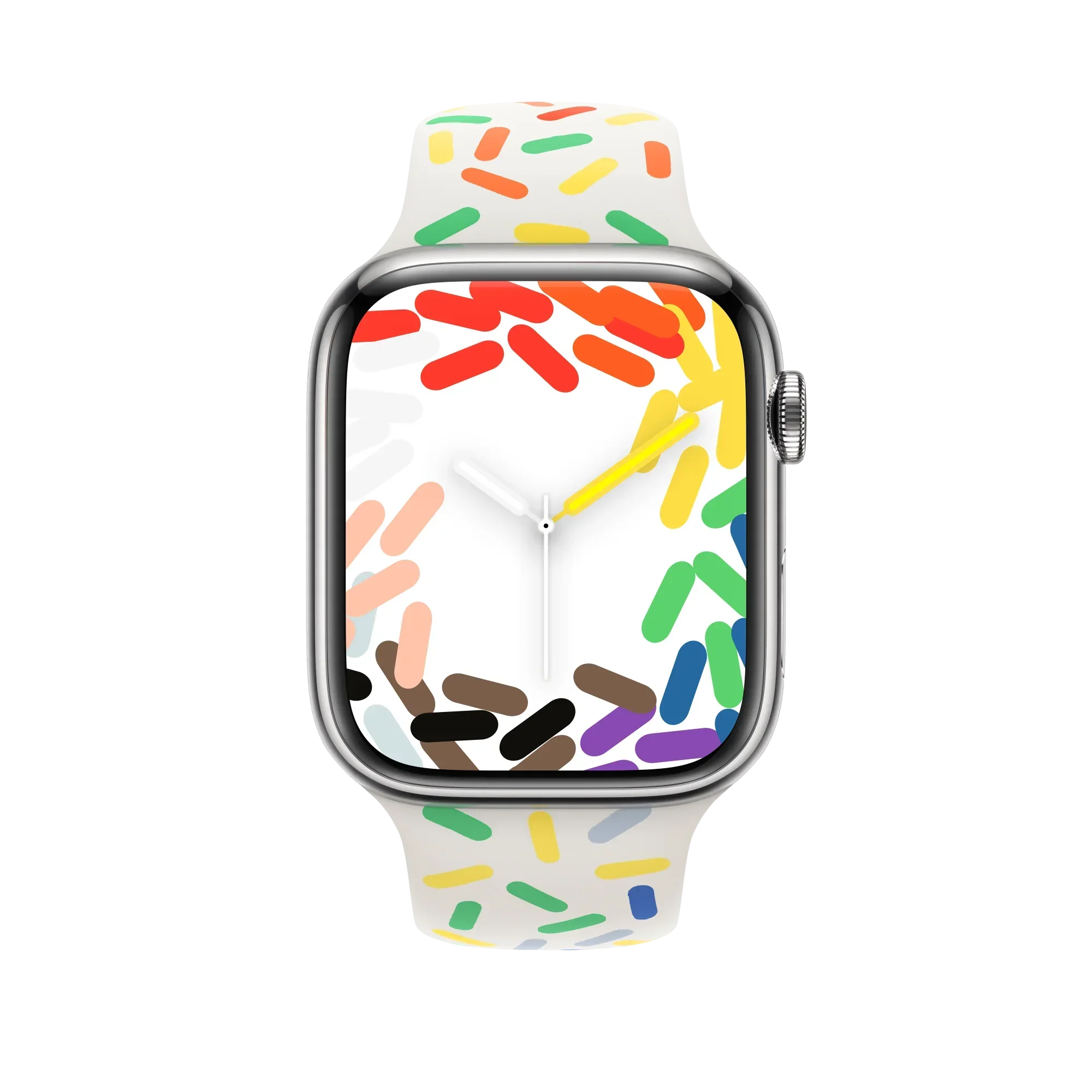 Curea Apple pentru Apple Watch 45mm Pride Edition Sport Band - S/M - Image 3