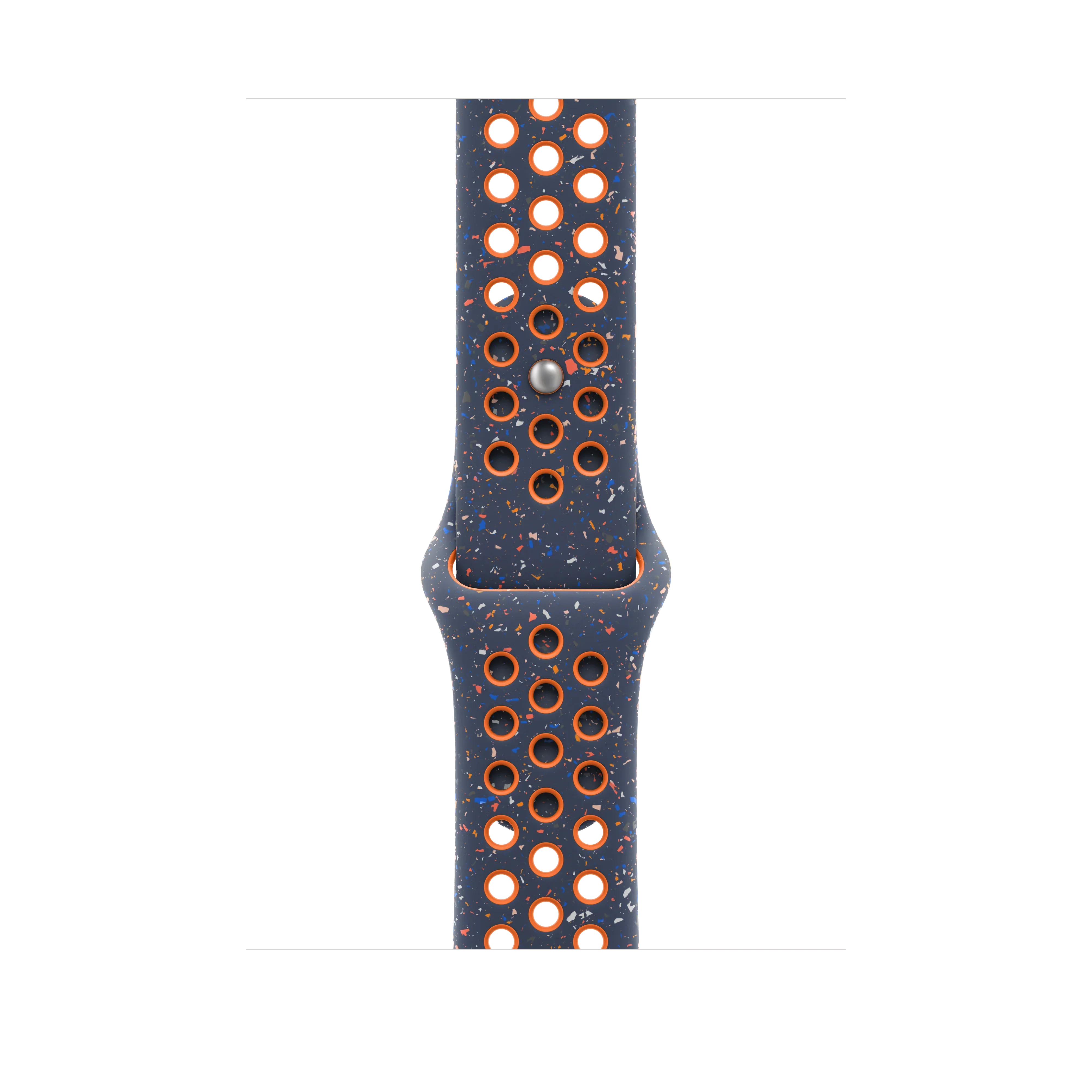 Curea Apple pentru Apple Watch 46mm Nike Sport Band, Blue Flame Nike Sport Band, S/M