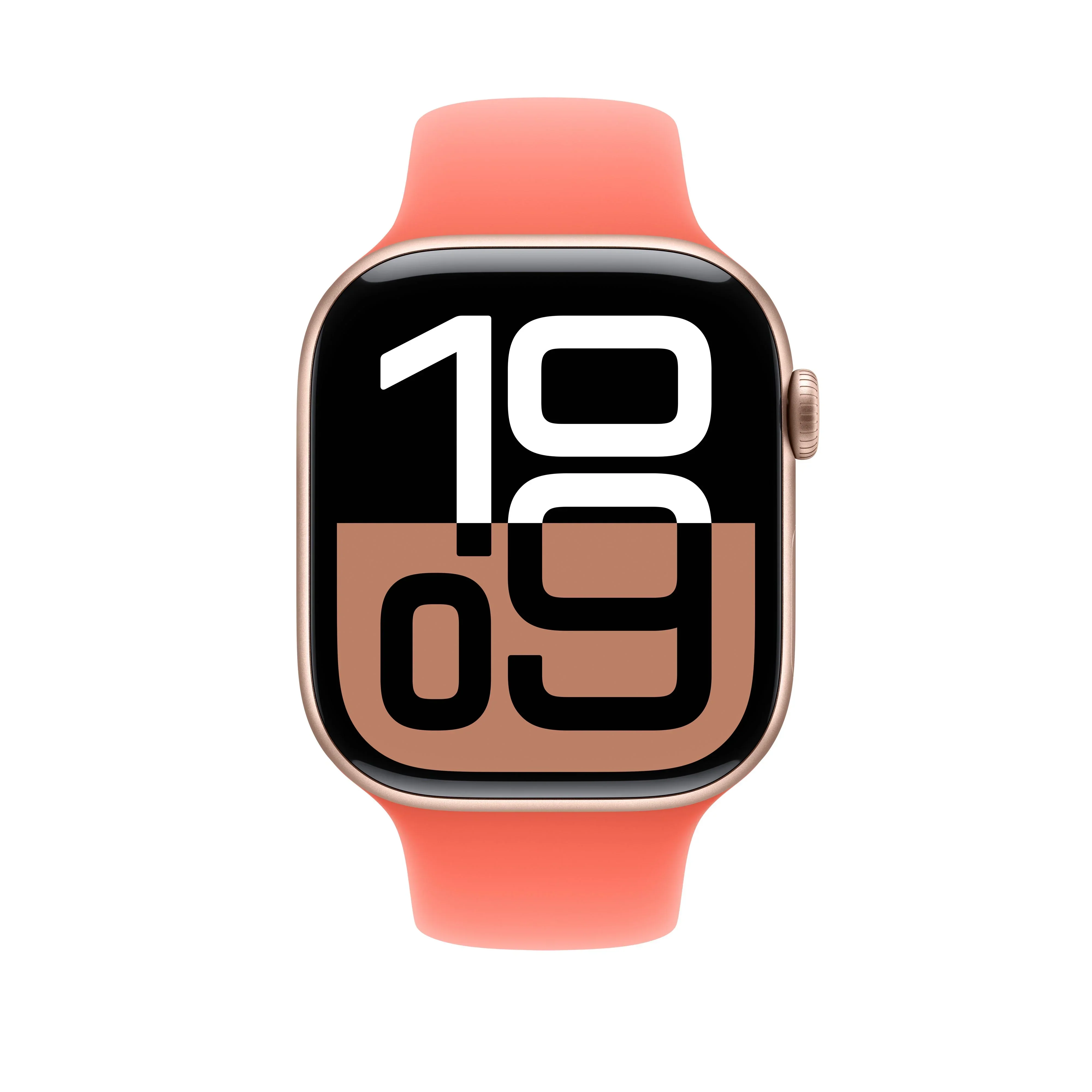 Curea Apple pentru Apple Watch 46mm Sport Band: Tangerine Sport Band - M/L (SEASONAL) - Image 3