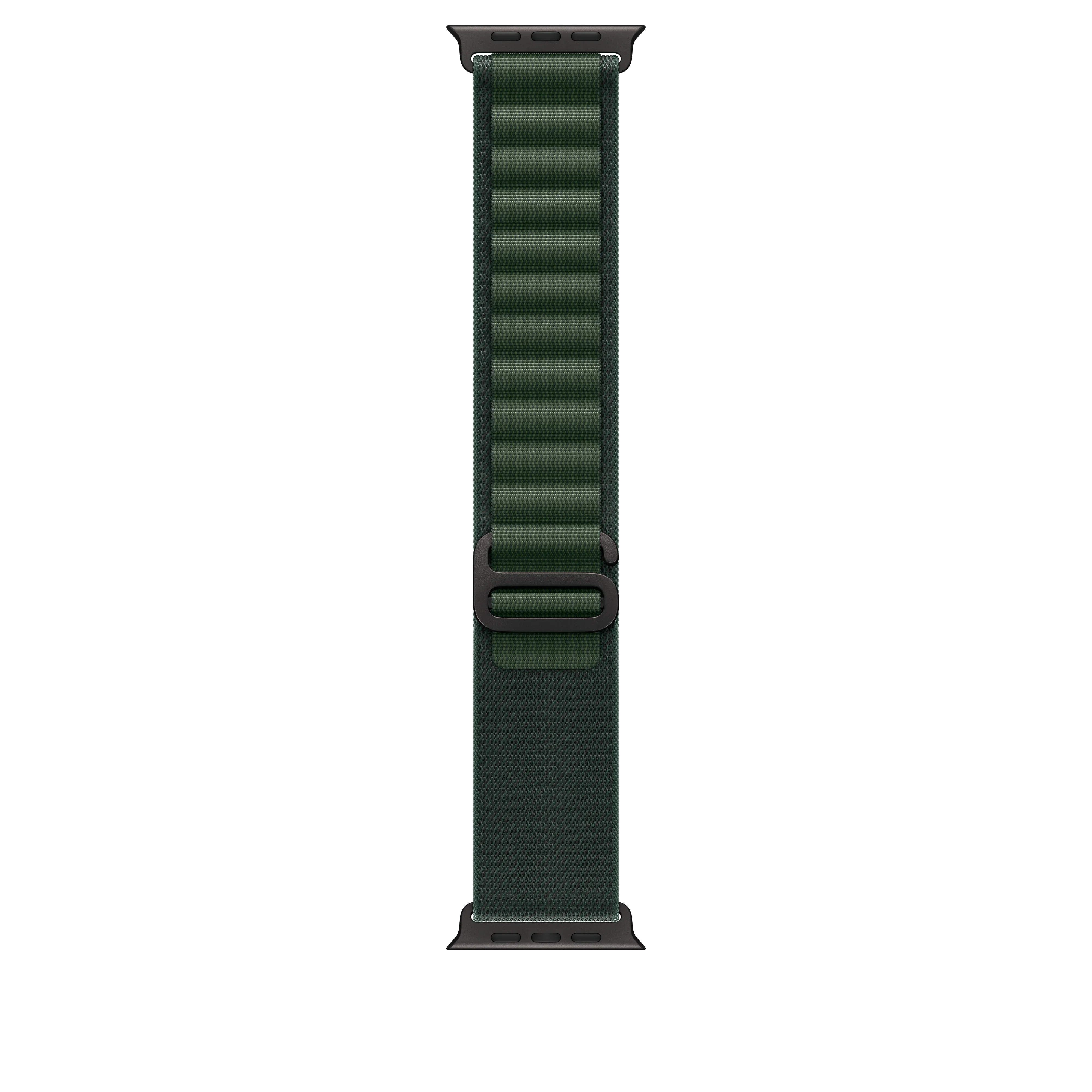 Curea Apple pentru Apple Watch 49mm Dark Green Alpine Loop - Small - Black Titanium Finish
