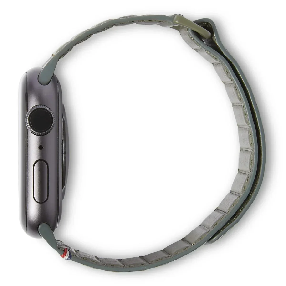 Curea Decoded Magnetic Traction pentru Apple Watch 38/40/41mm, Piele, Olive - Image 4