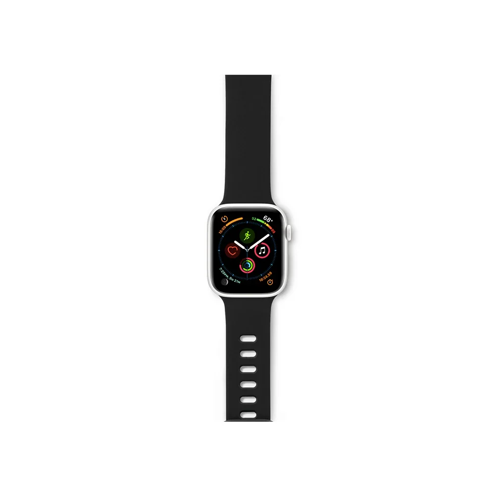 Curea Epico pentru Apple Watch 38/40/41mm Silicon Negru