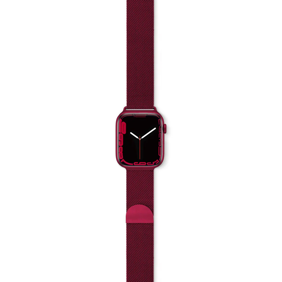Curea Epico pentru Apple Watch 42/44/45mm Milanese Rosu - Image 2