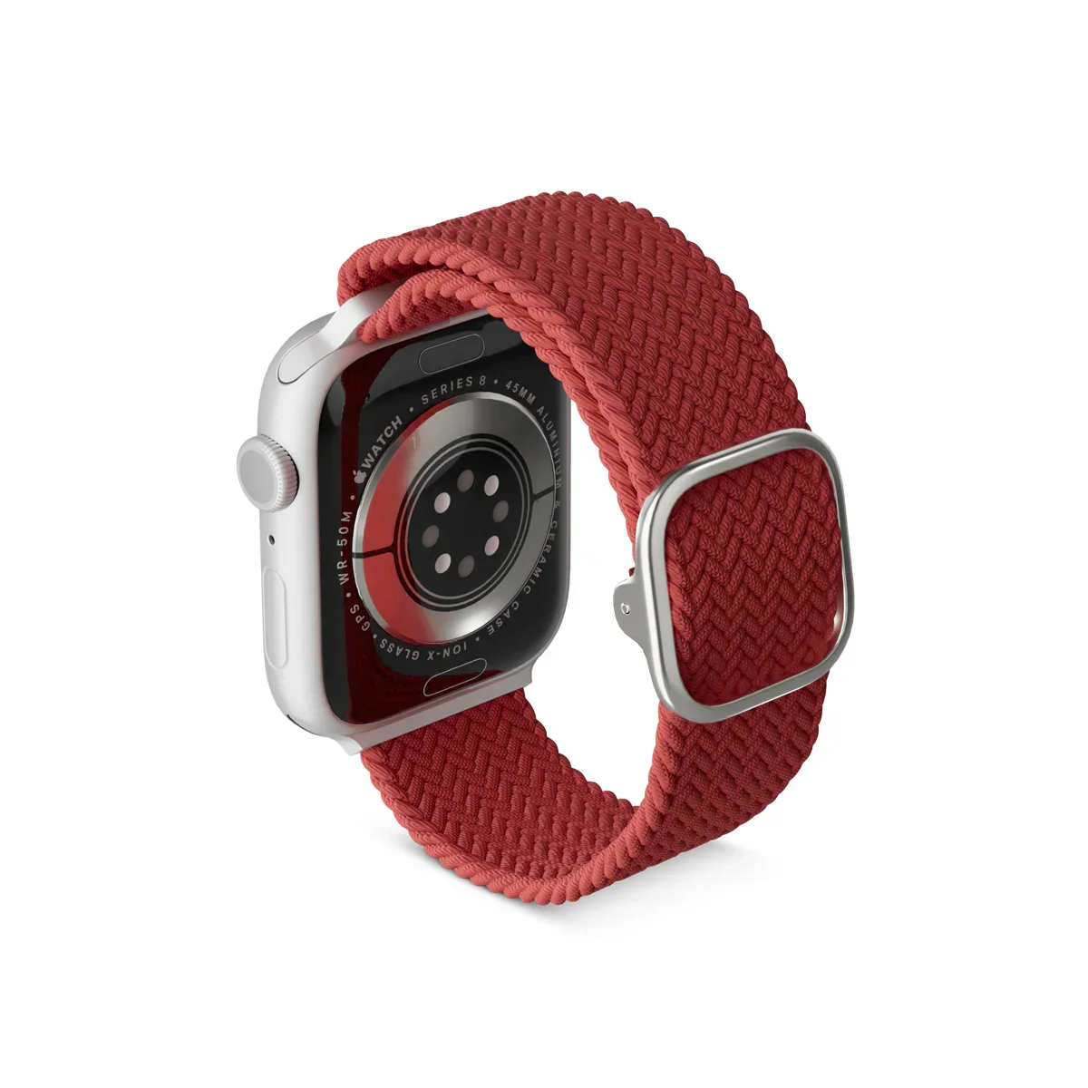 Curea Epico Strap Braided pentru Apple Watch 42/44/45mm, Rosu - Image 4