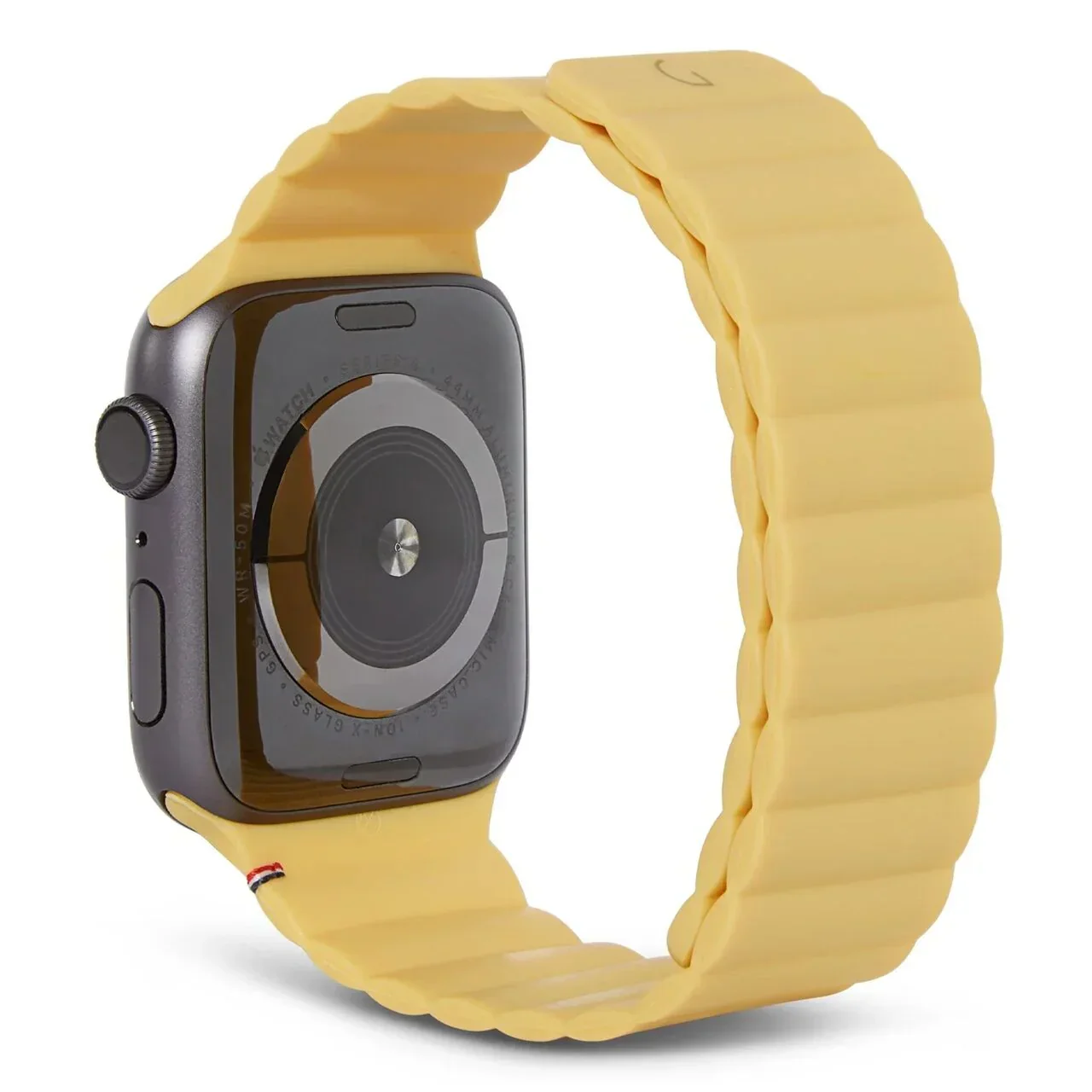 Curea magnetică DECODED pentru Apple Watch 42/44/45/49 MM, Silicon, Galben