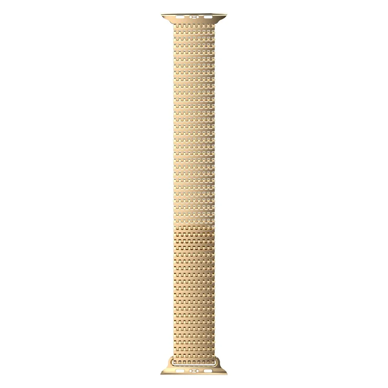 Curea metalica MESH NOA pentru Apple Watch 44/45/49 mm, Auriu