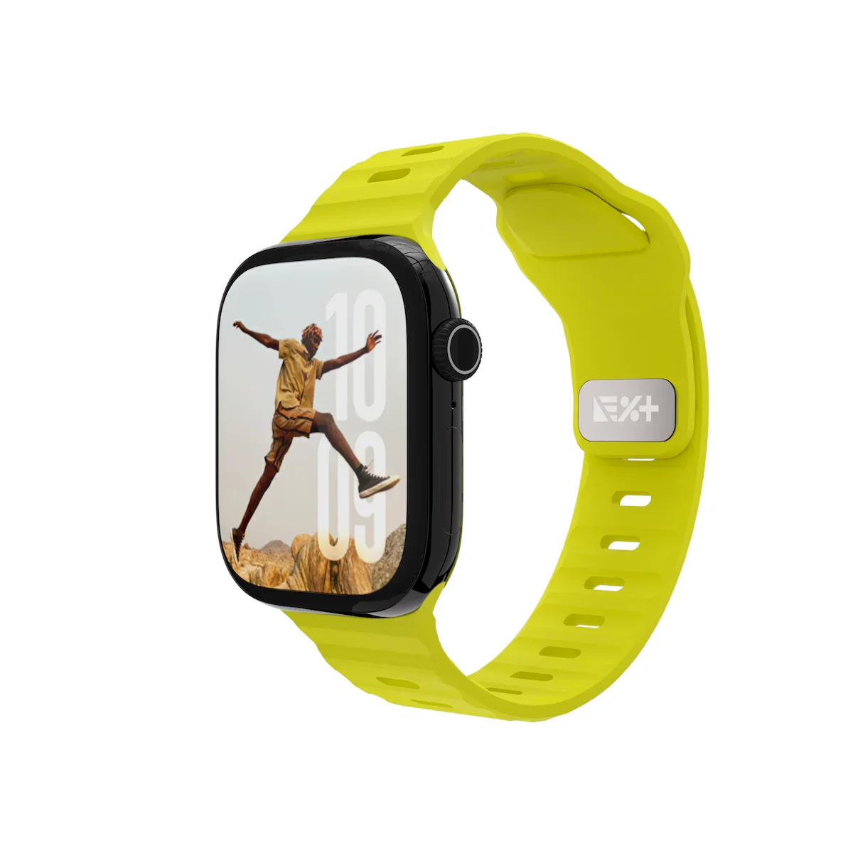 Curea NOA ACTIVE pentru Apple Watch 40/42mm, Silicon, Fluorescent - Image 2