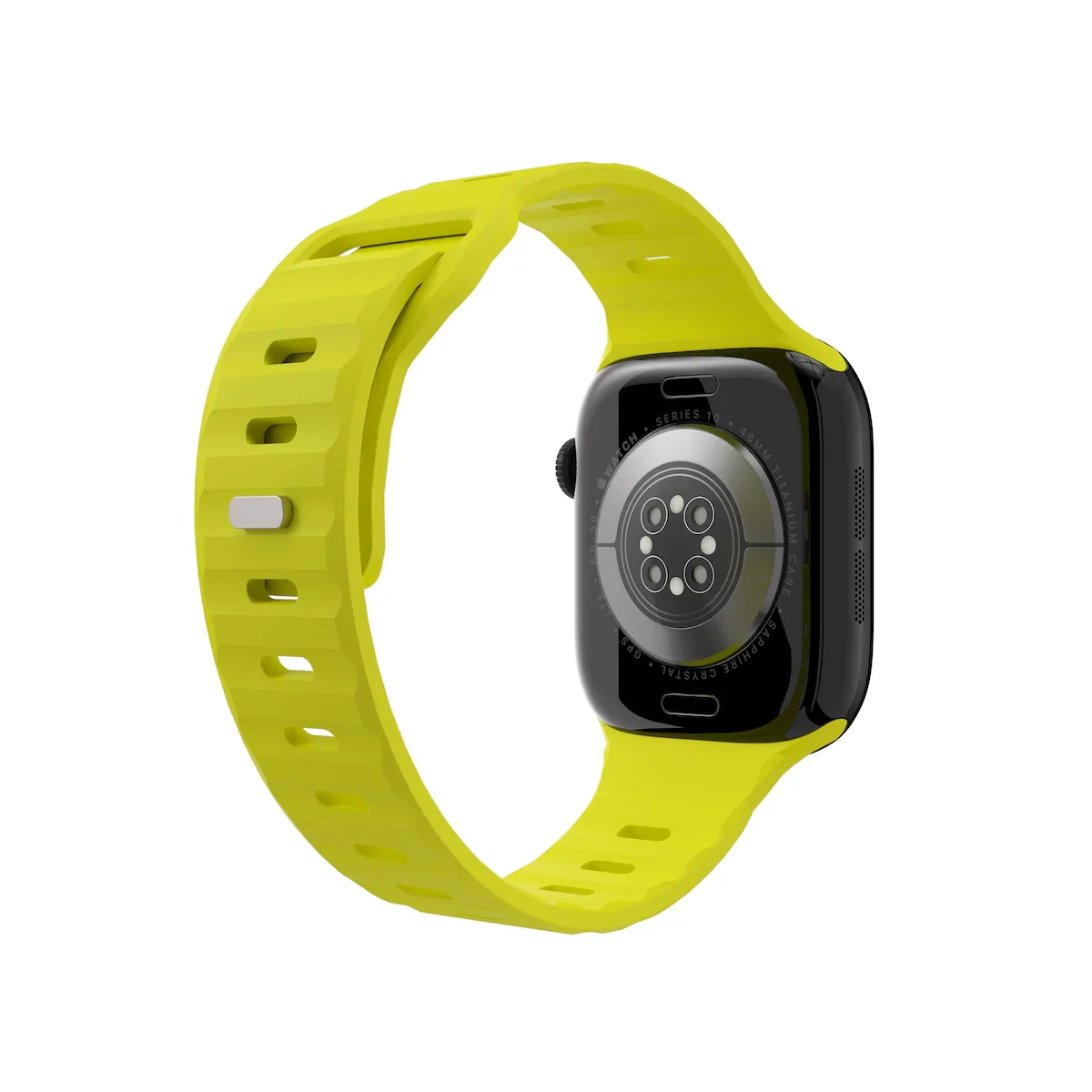 Curea NOA ACTIVE pentru Apple Watch 40/42mm, Silicon, Fluorescent - Image 4