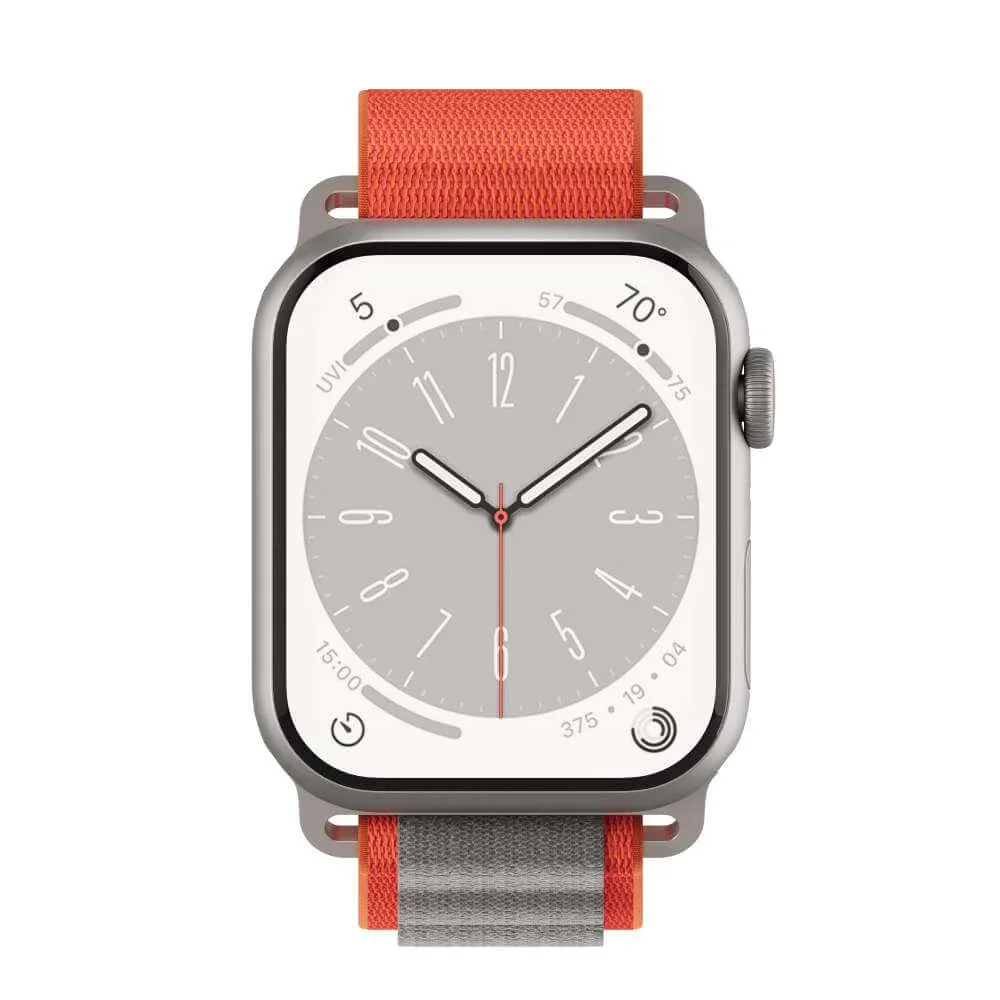 Curea NOA Adventure Loop pentru Apple Watch 41mm, Orange/Gray - Image 2