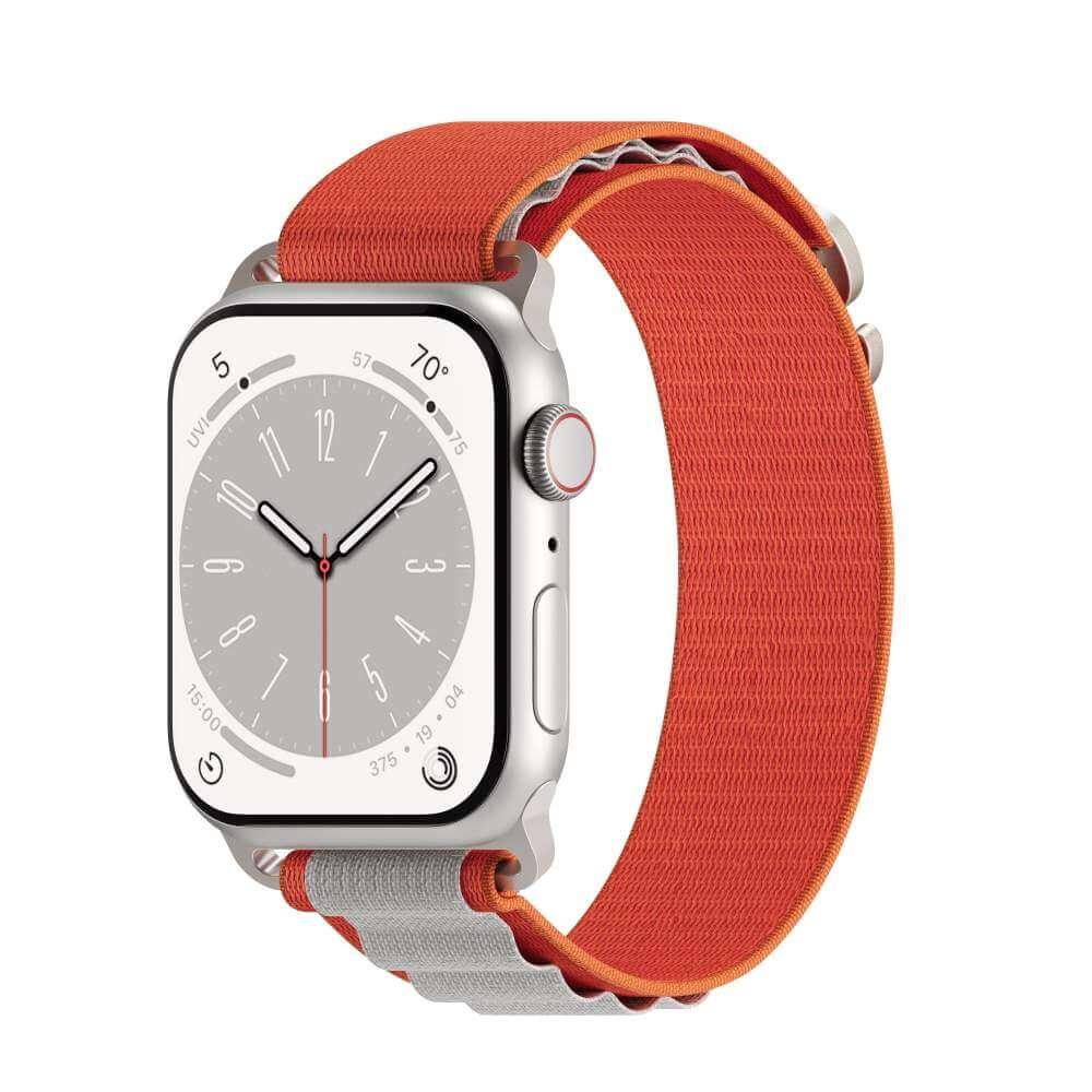 Curea NOA Adventure Loop pentru Apple Watch 41mm, Orange/Gray - Image 3