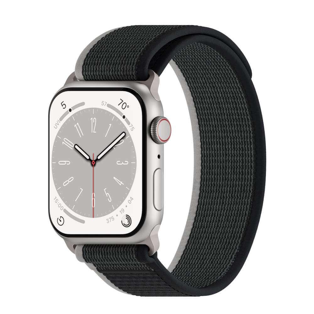 Curea NOA Athletic Loop pentru Apple Watch 41mm, Negru - Image 3