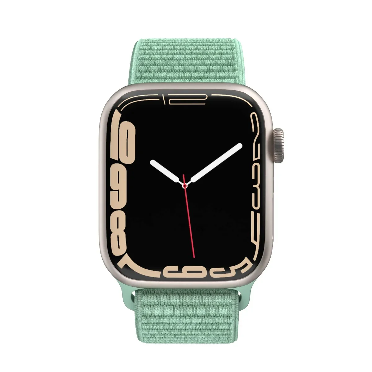 Curea NOA pentru Apple Watch 38/40mm Sport Loop, Marine Green - Image 3