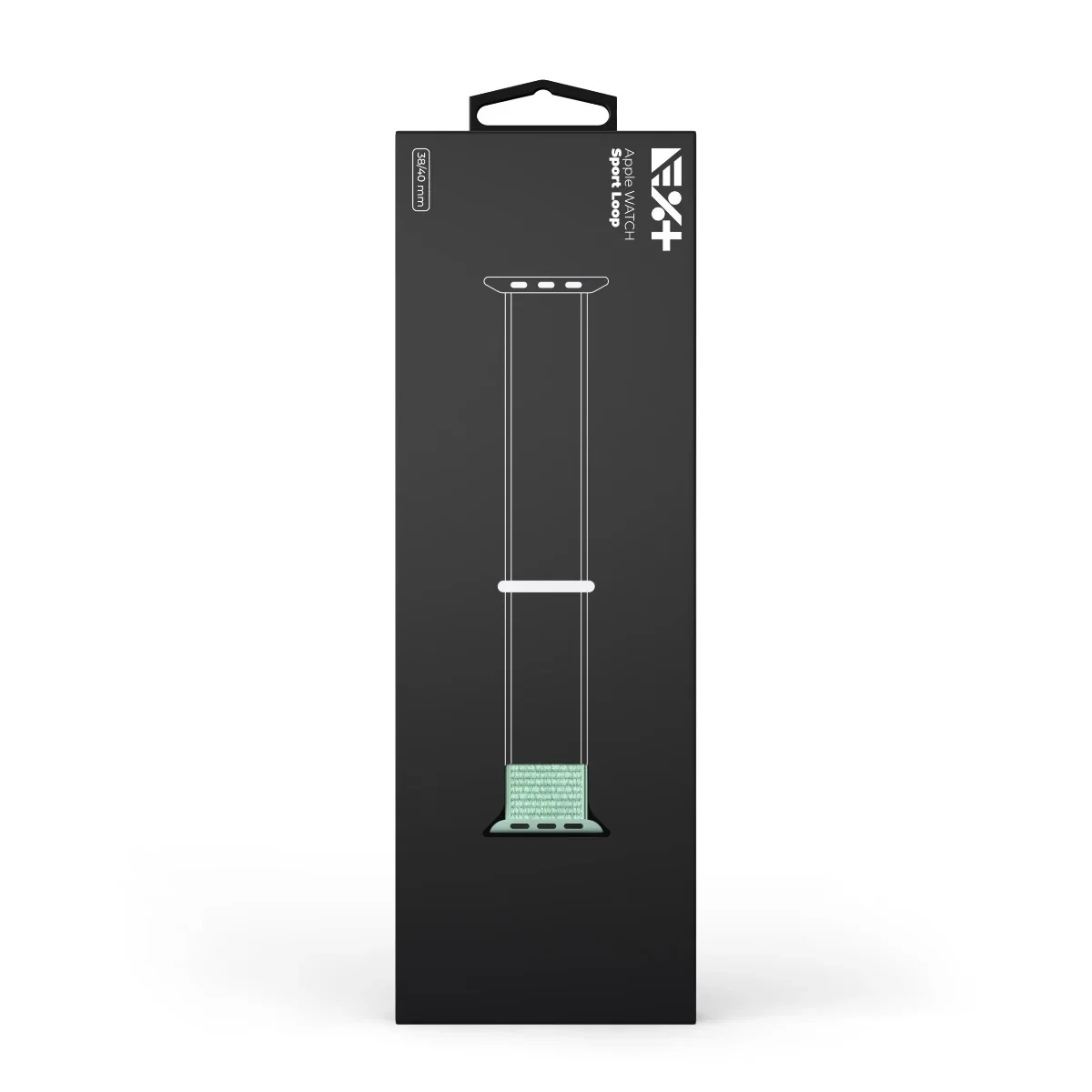 Curea NOA pentru Apple Watch 38/40mm Sport Loop, Marine Green - Image 6