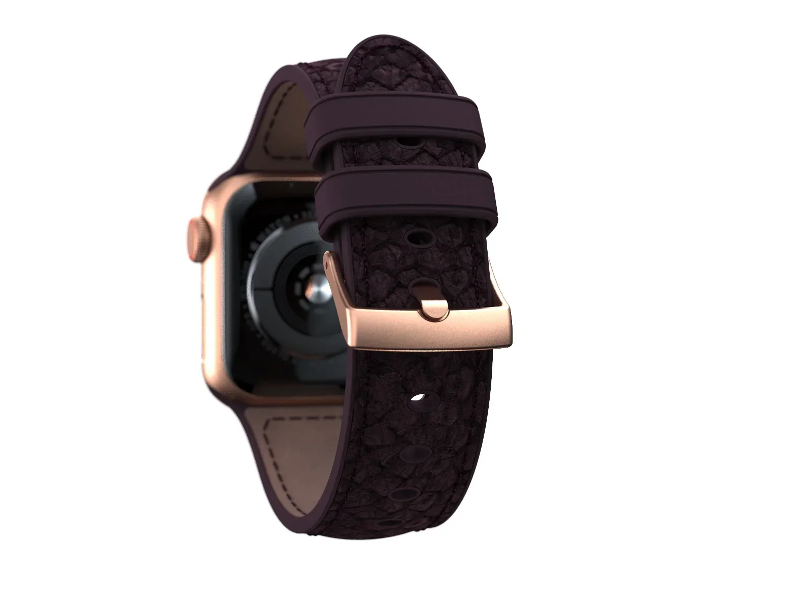 Curea Njord Eldur pentru Apple Watch 44mm, Purple - Image 4