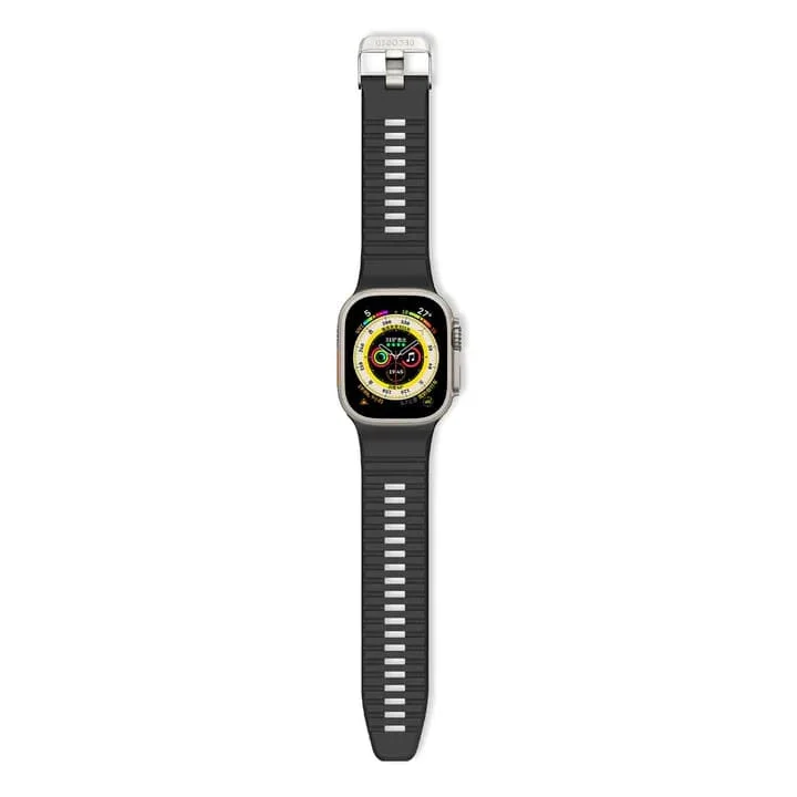 Curea Sport Traction Lite DECODED pentru Apple Watch 42/49MM, Silicon, Negru - Image 2