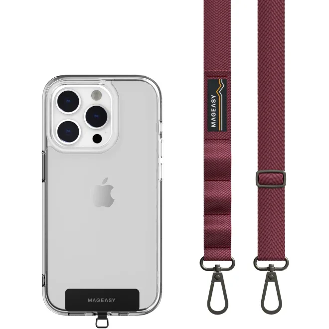 Curea SwitchEasy MAGEASY 20mm + strap card Rosu - Image 2