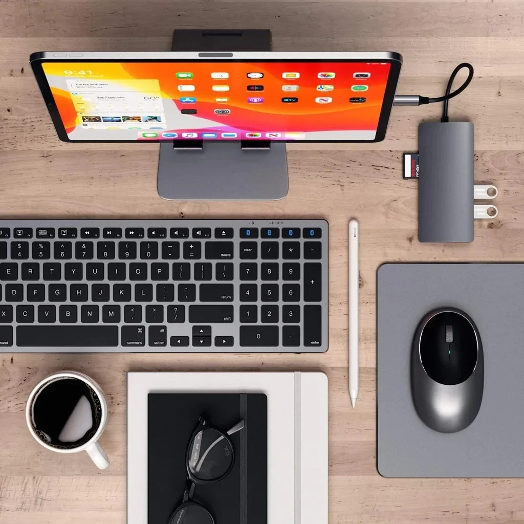 Docking station Satechi Aluminum TYPE-C Multi-Port, Space Grey - Image 10