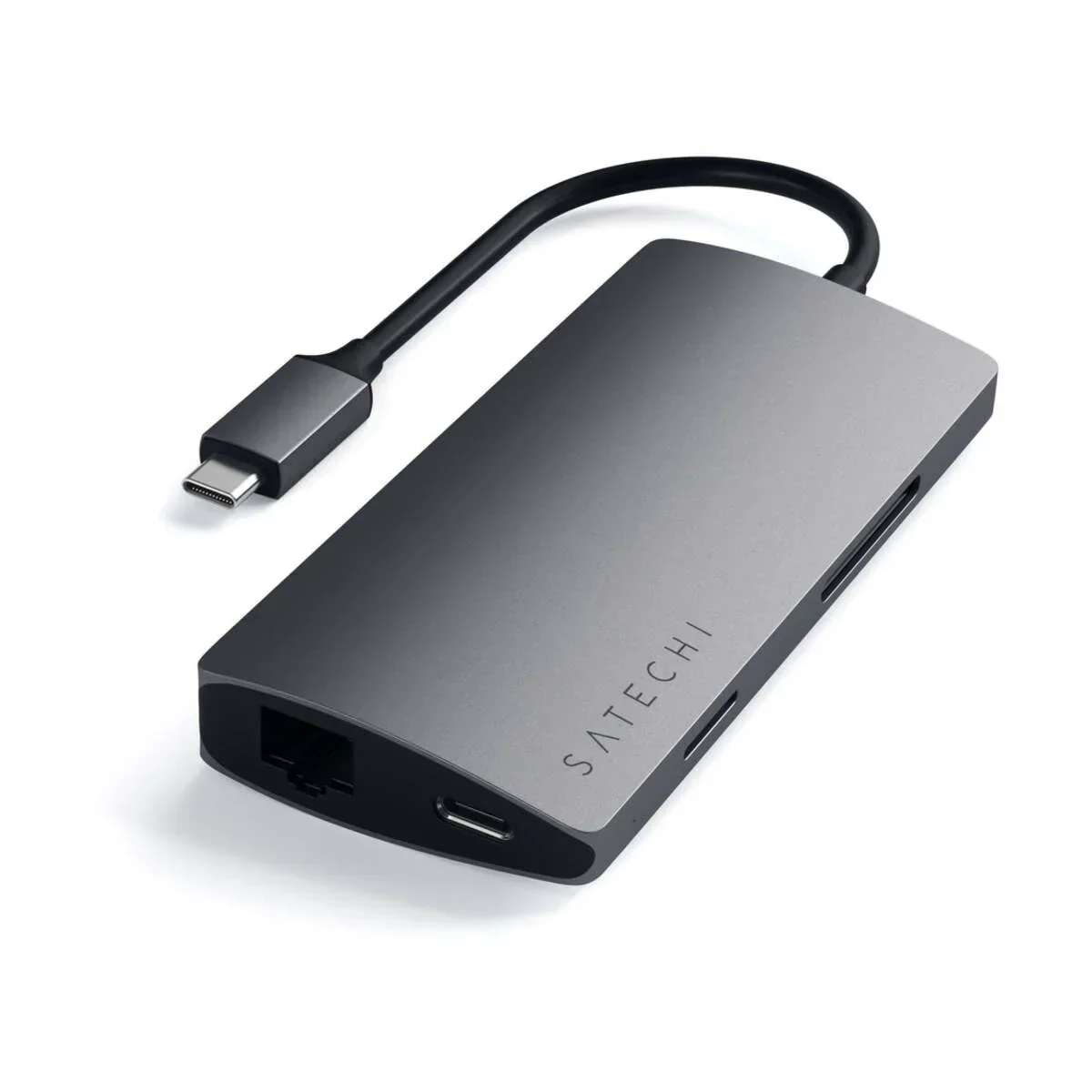 Docking station Satechi Aluminum TYPE-C Multi-Port, Space Grey - Image 11