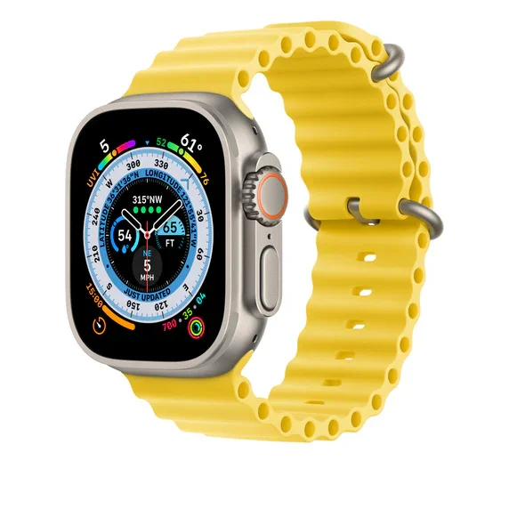 Extensie Curea Apple pentru Apple Watch 49mm Band: Yellow Ocean Band Extension - Image 2