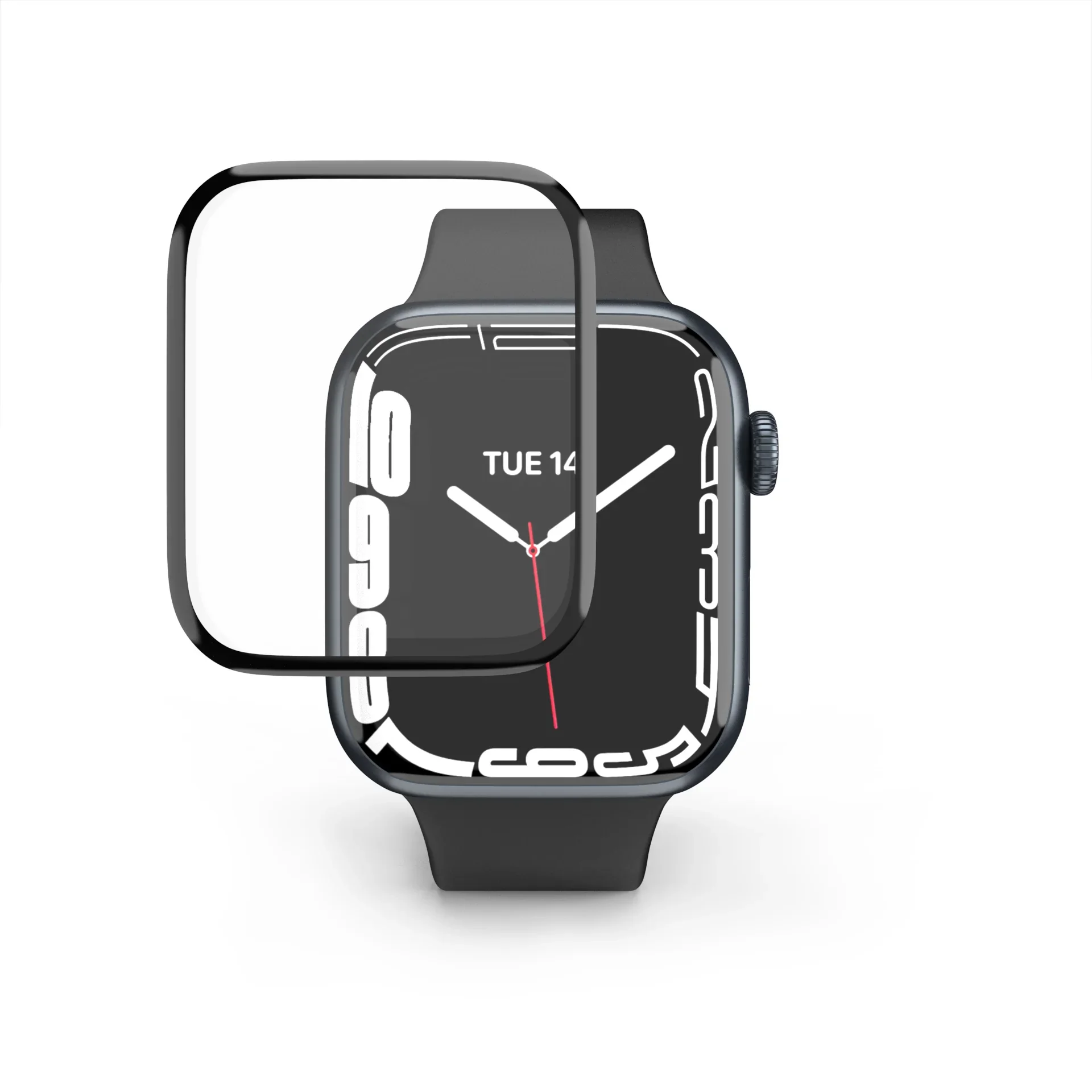 Folie de protectie 3D NOA pentru Apple Watch 38mm, Transparent - Image 2