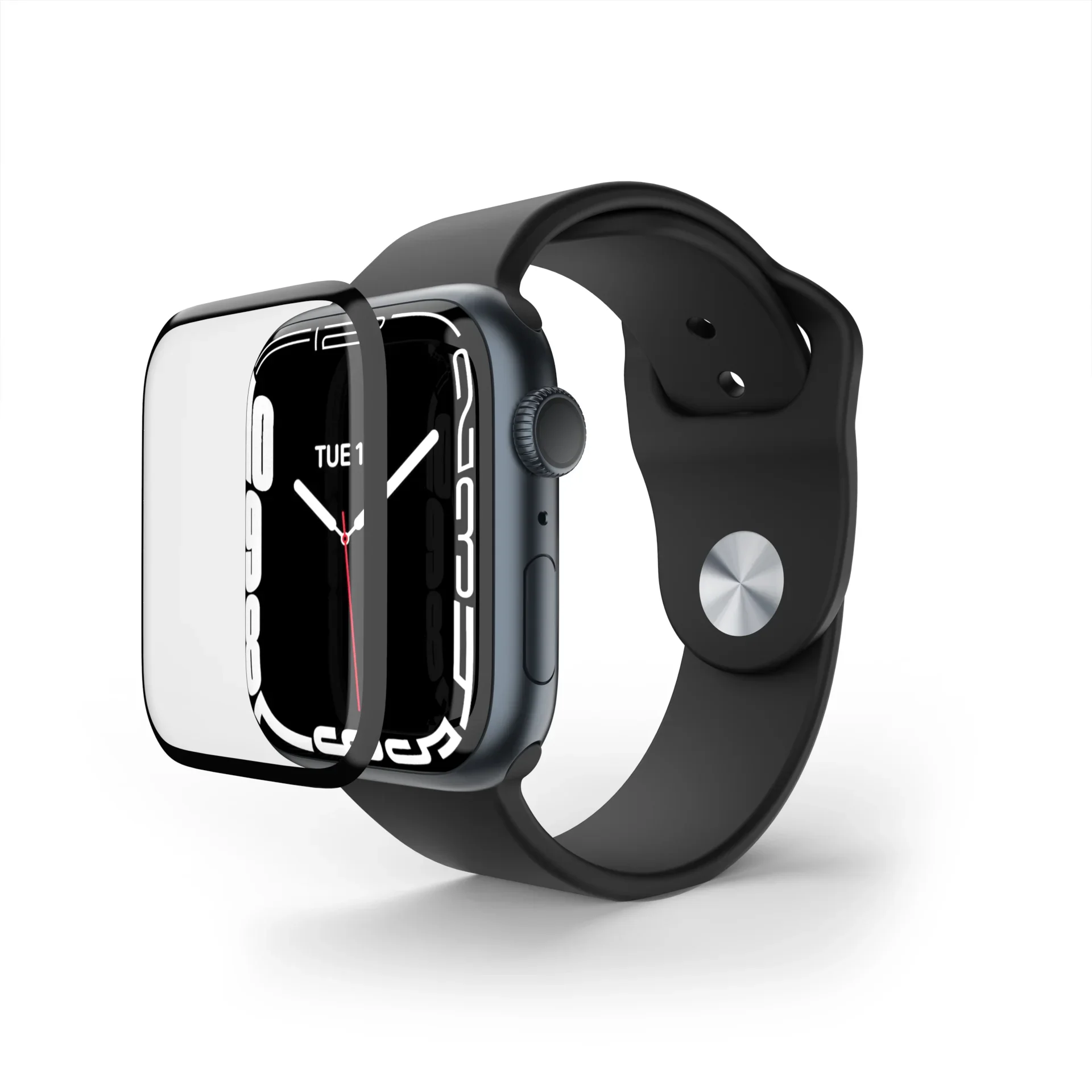 Folie de protectie 3D NOA pentru Apple Watch 38mm, Transparent - Image 3