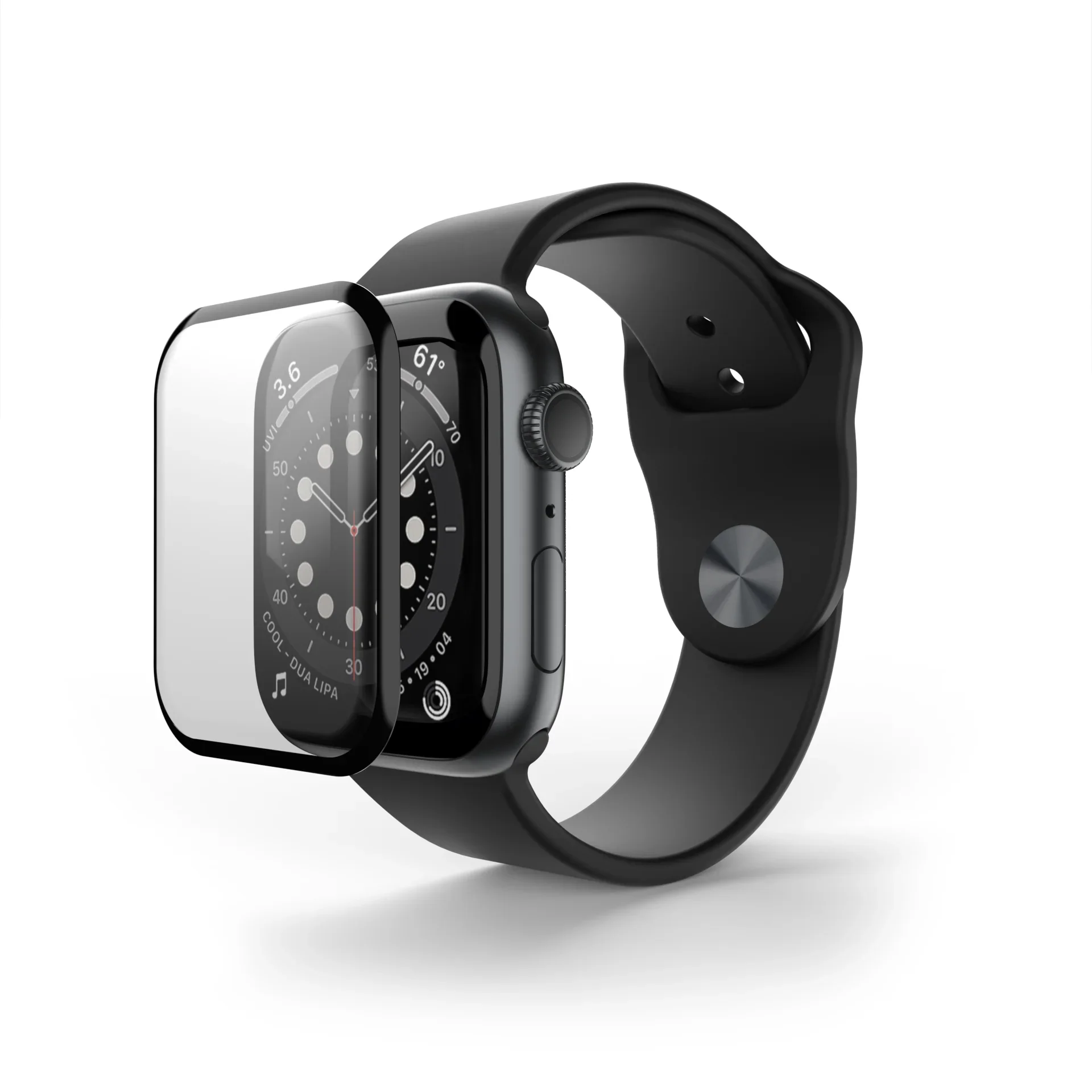Folie de protectie 3D NOA pentru Apple Watch 44mm, Mat - Image 3