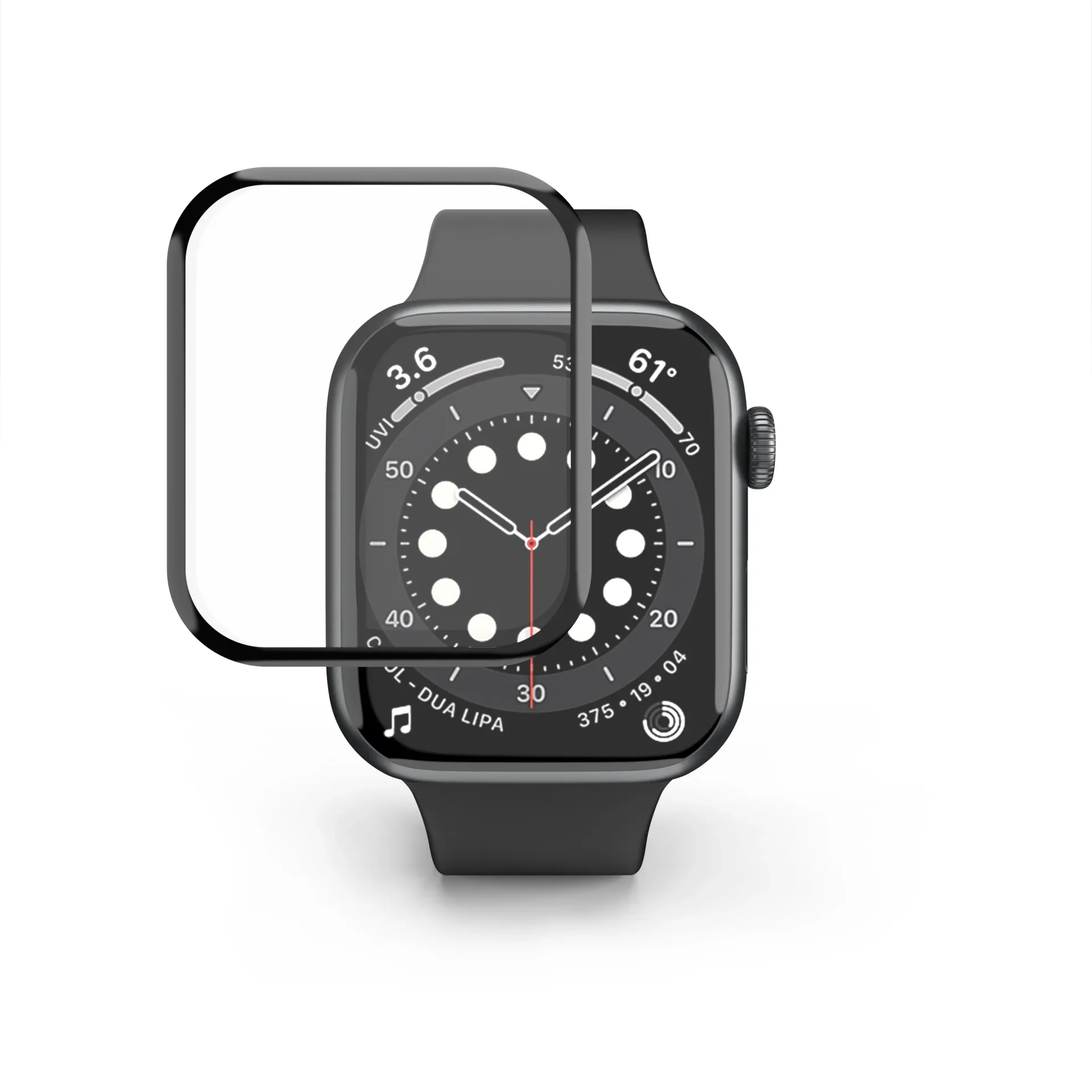 Folie de protectie 3D NOA pentru Apple Watch 44mm, Transparent - Image 2