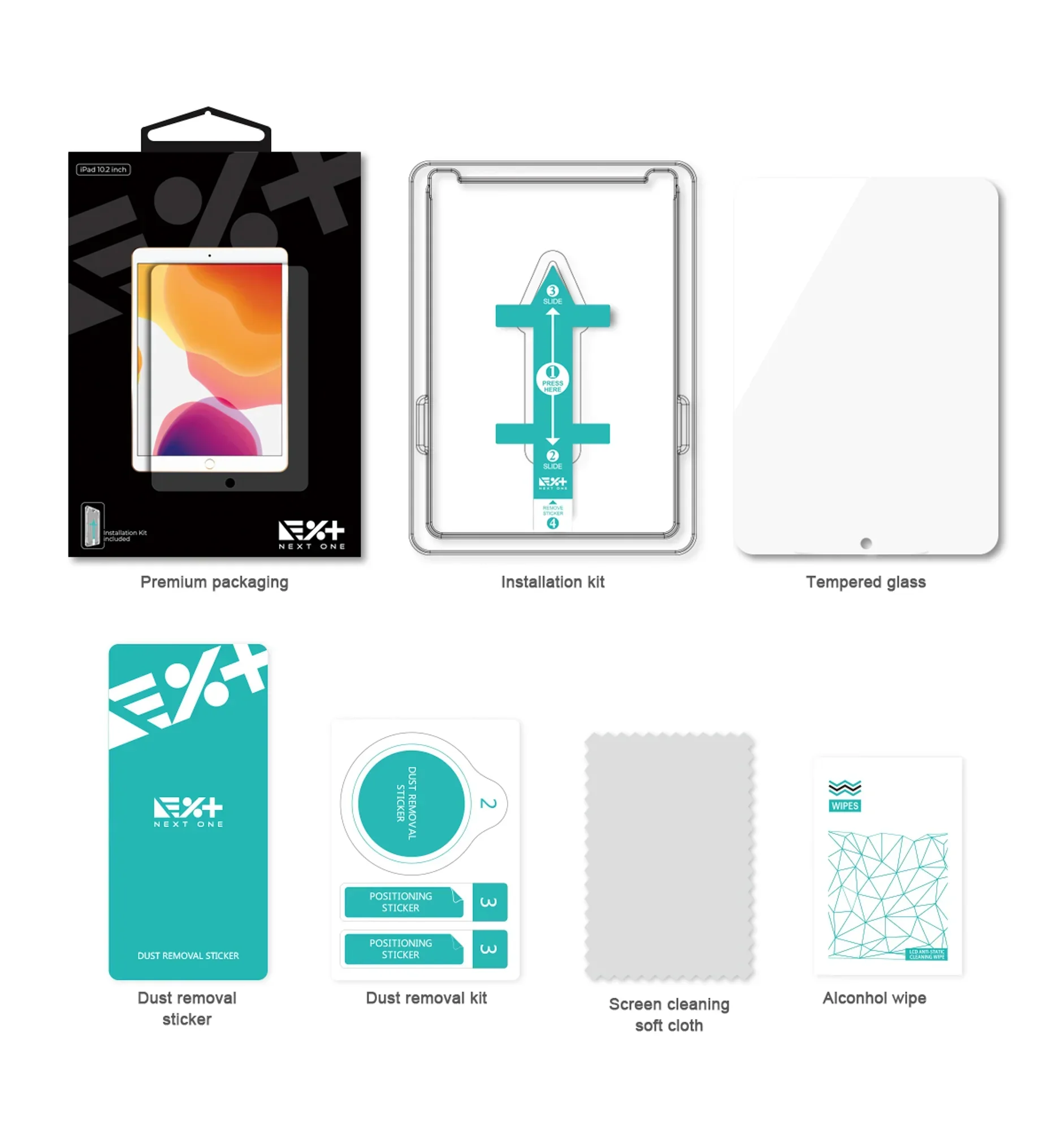 Folie de protectie din sticla NOA pentru iPad 10.2" - Image 9