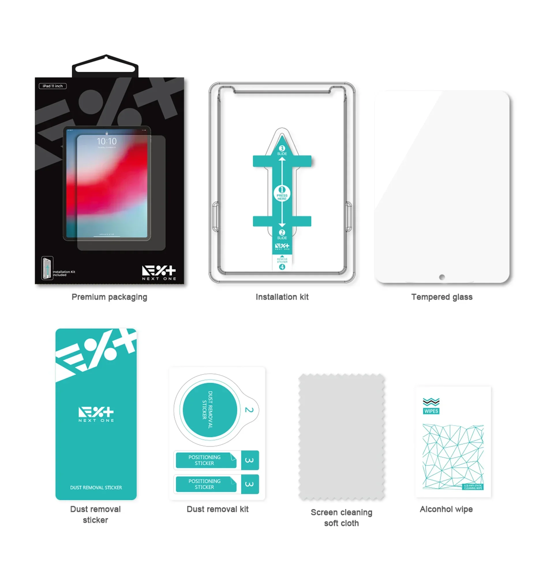 Folie de protectie din sticla NOA pentru iPad 11" - Image 8