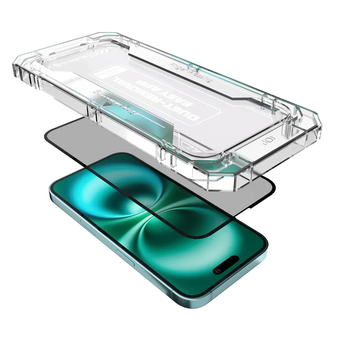 Folie de protectie din sticla privacy NOA pentru iPhone 16 - Image 4