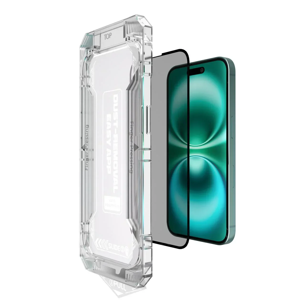 Folie de protectie din sticla privacy NOA pentru iPhone 16 - Image 5