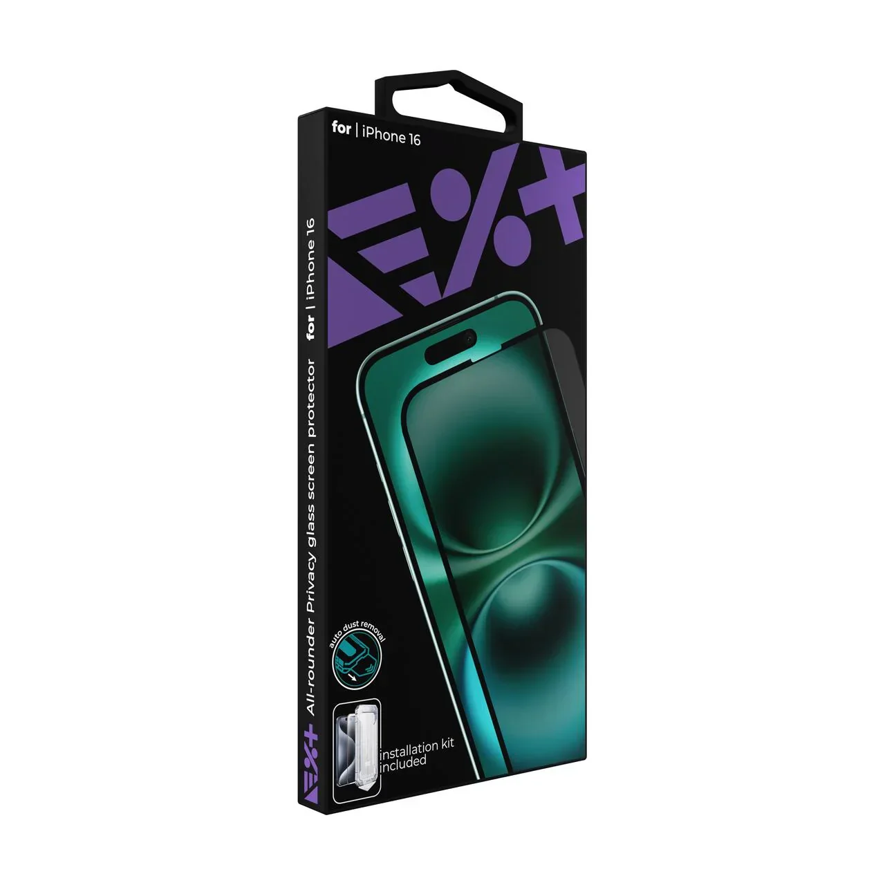 Folie de protectie din sticla privacy NOA pentru iPhone 16 - Image 7