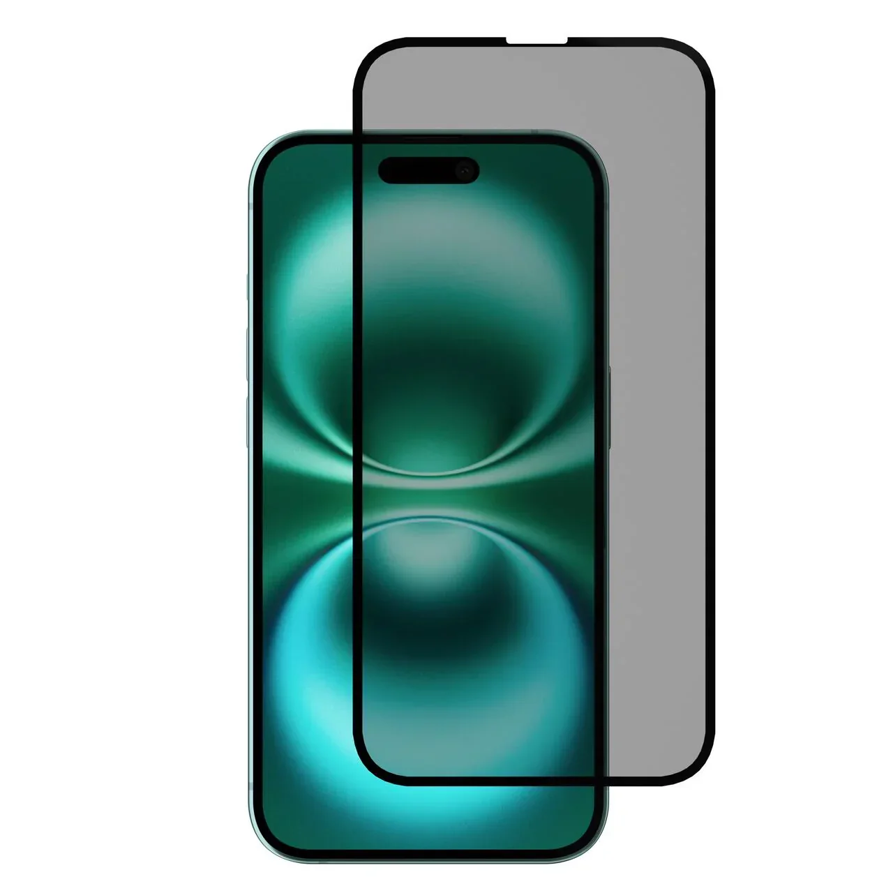 Folie de protectie din sticla privacy NOA pentru iPhone 16 Plus