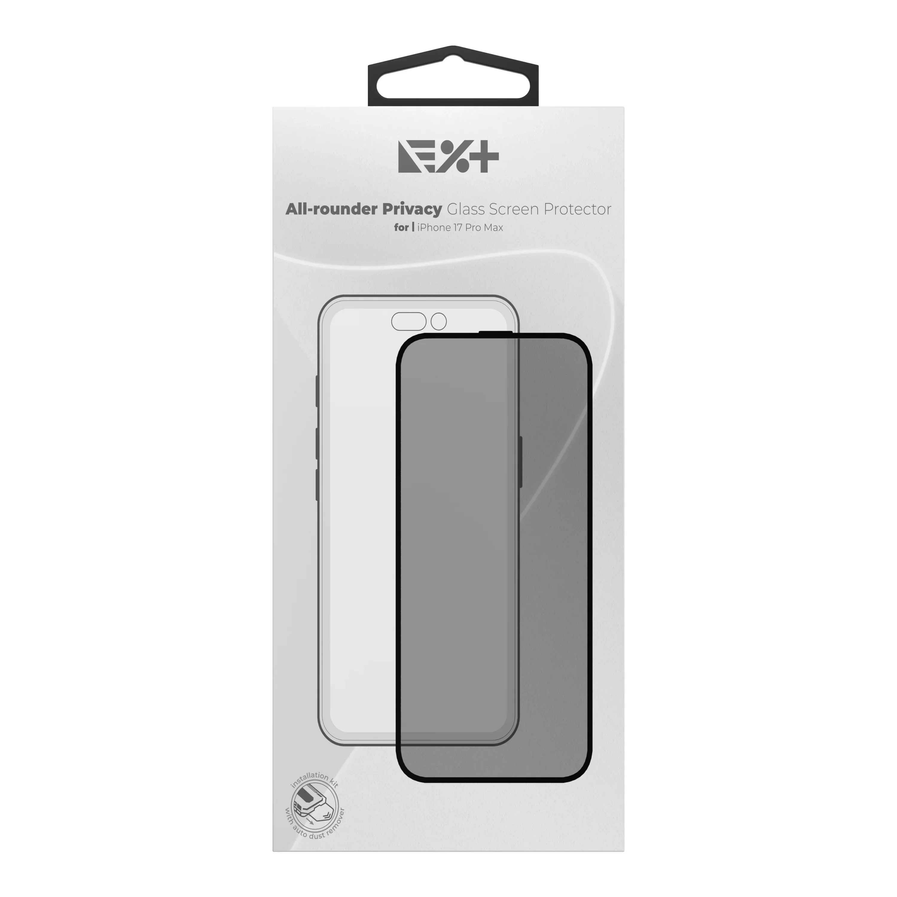 Folie de protectie din sticla privacy NOA pentru iPhone 17 Pro Max