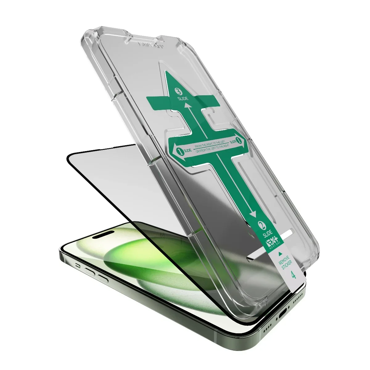 Folie de protectie din sticla privata NOA pentru iPhone 15 Plus - Image 3