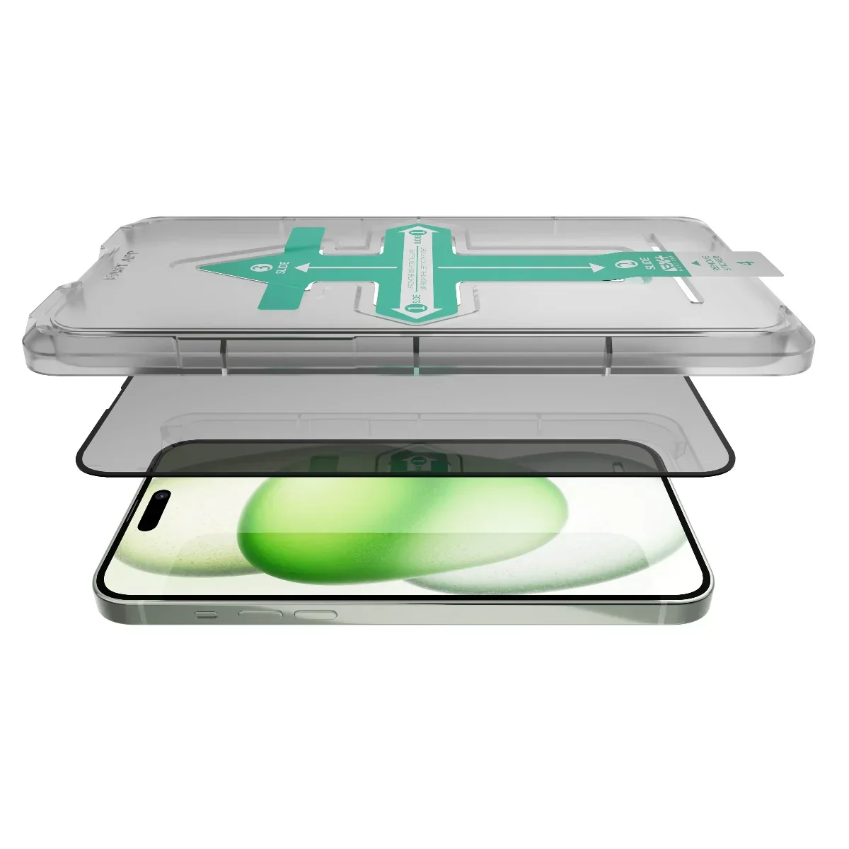 Folie de protectie din sticla privata NOA pentru iPhone 15 Plus - Image 5
