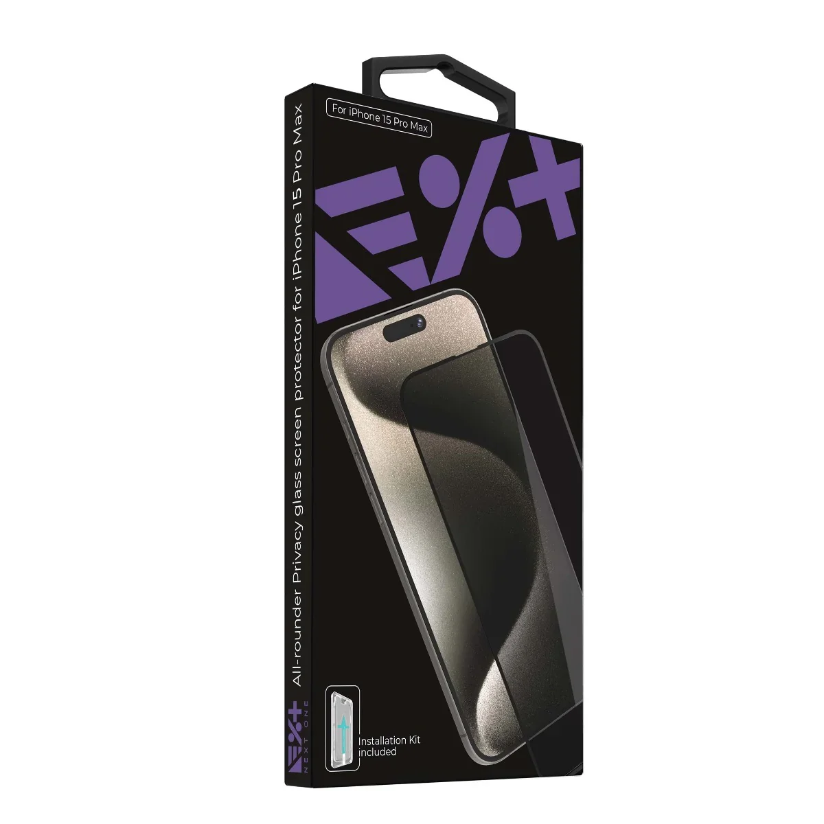 Folie de protectie din sticla privata NOA pentru iPhone 15 Pro Max - Image 7